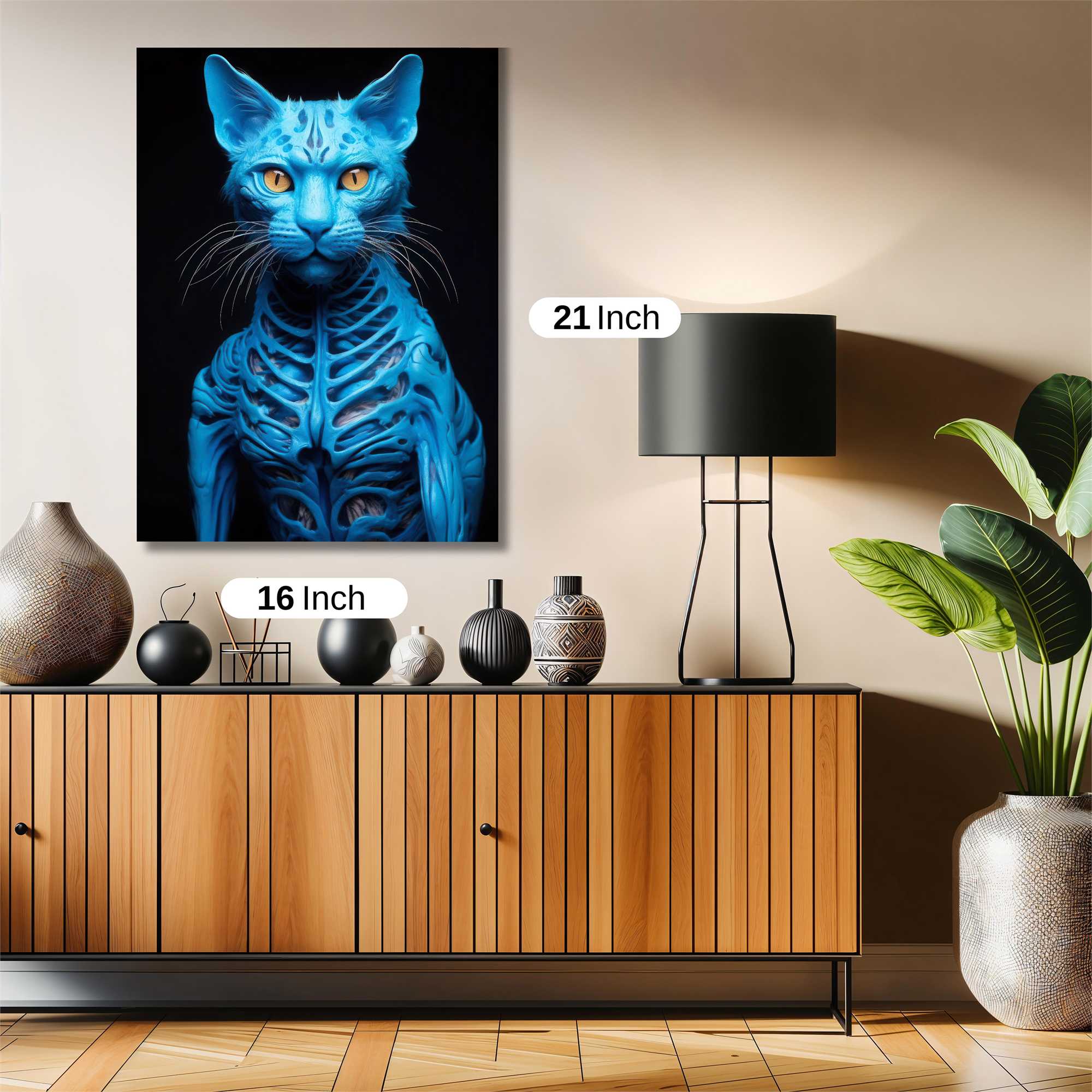 Feline Enigma Safe Wall Magnetic / M