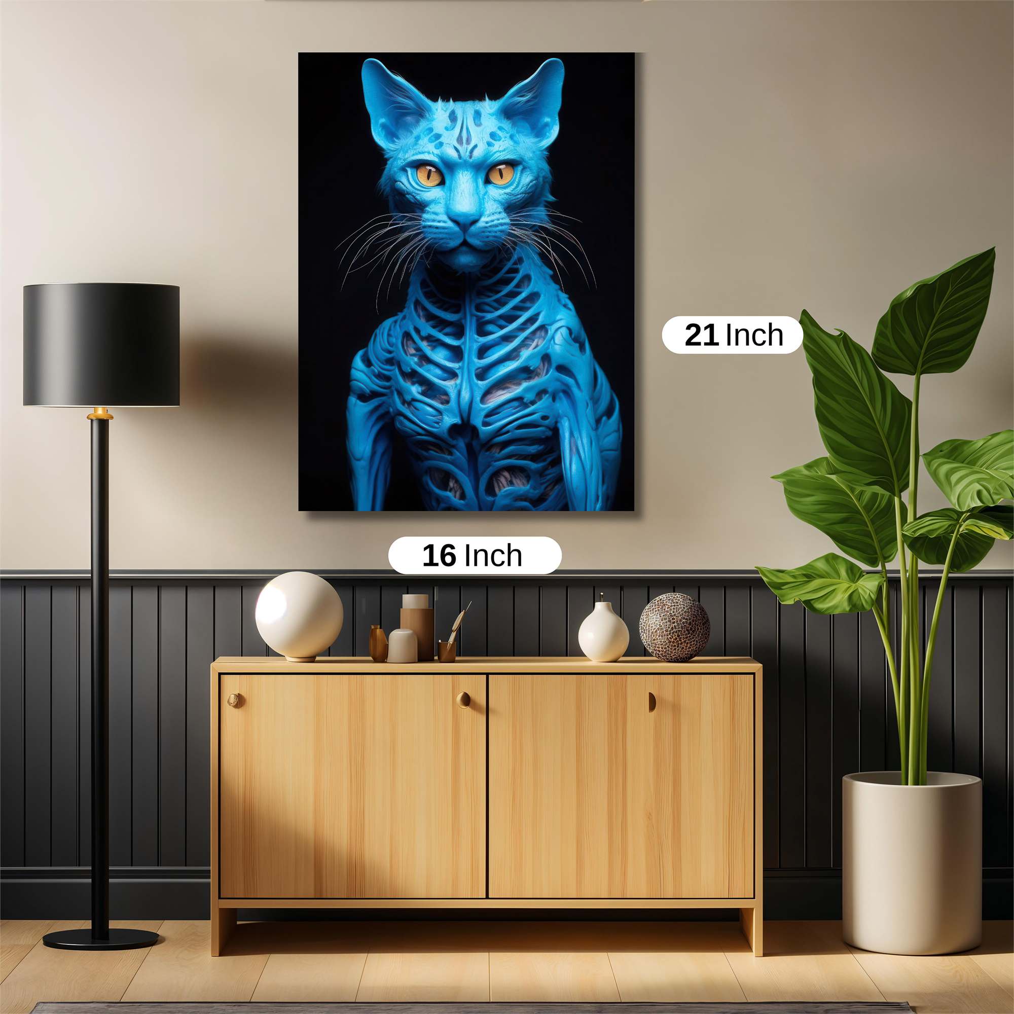 Feline Enigma Safe Wall Magnetic / M