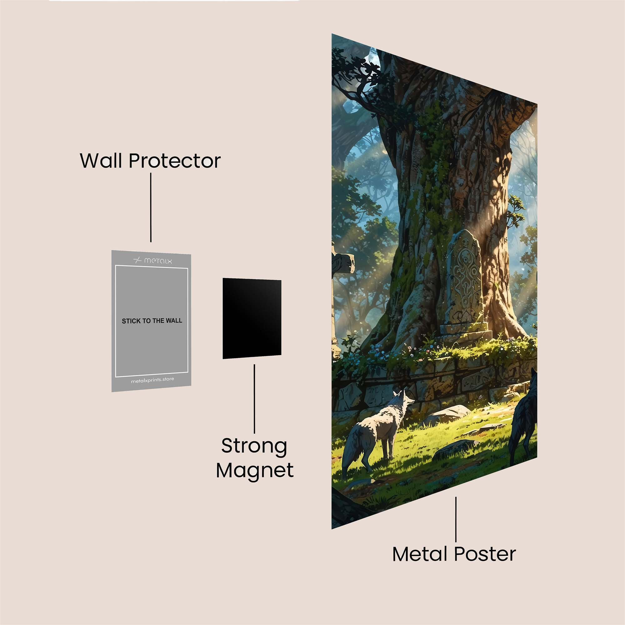 Eternal Serenity Safe Wall Magnetic / M