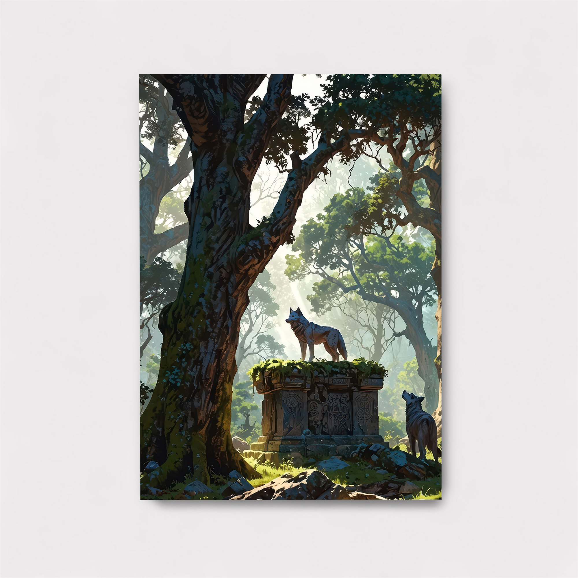 Wolf Reverie Safe Wall Magnetic / M