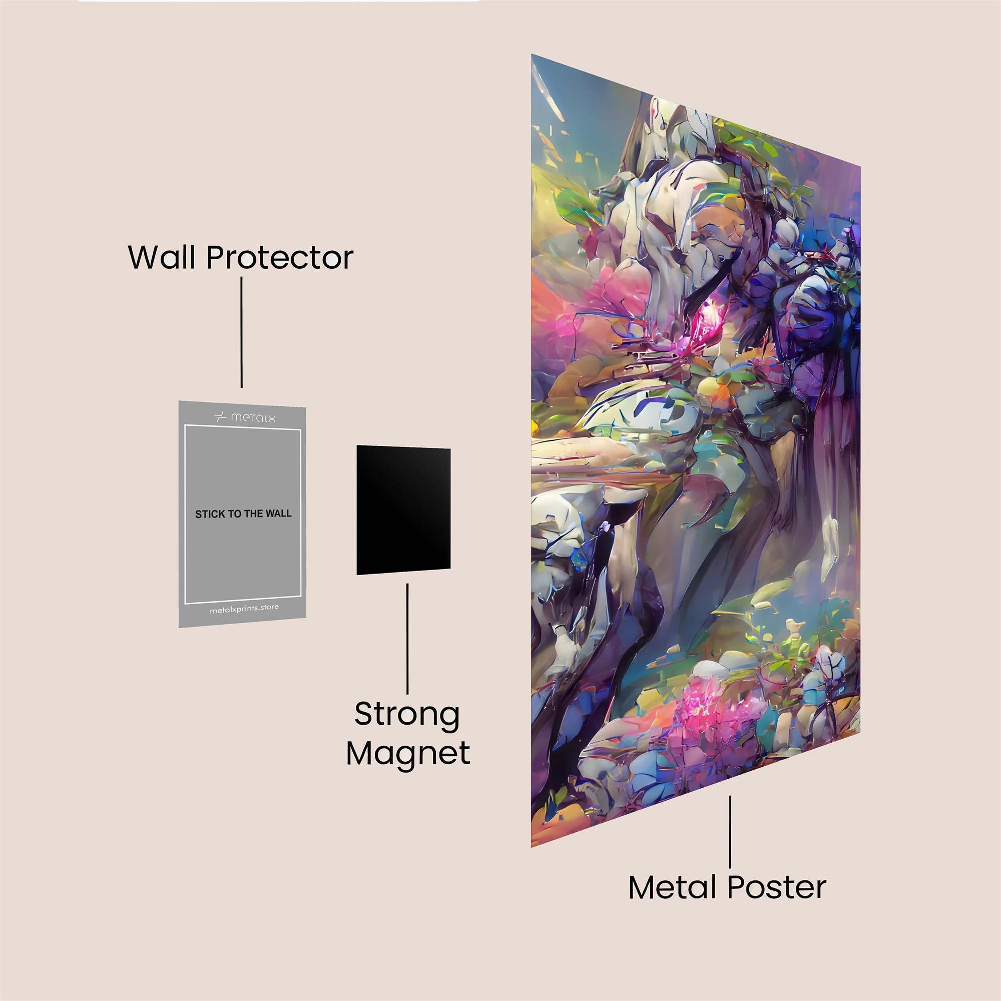 Dreamscape Vibrance Safe Wall Magnetic / M