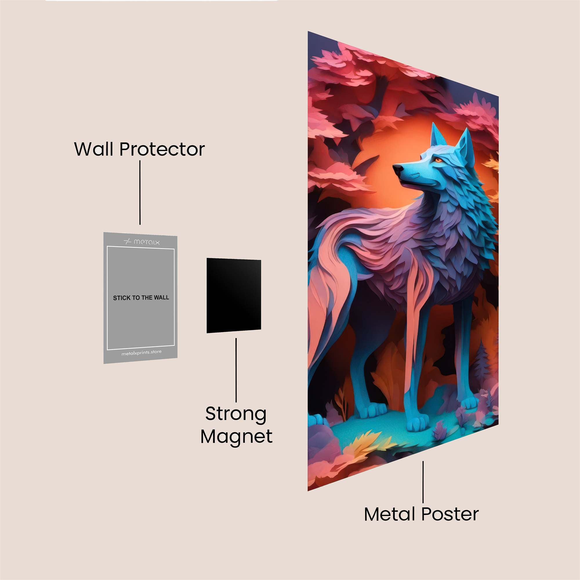 Luminous Wilderness Safe Wall Magnetic / M