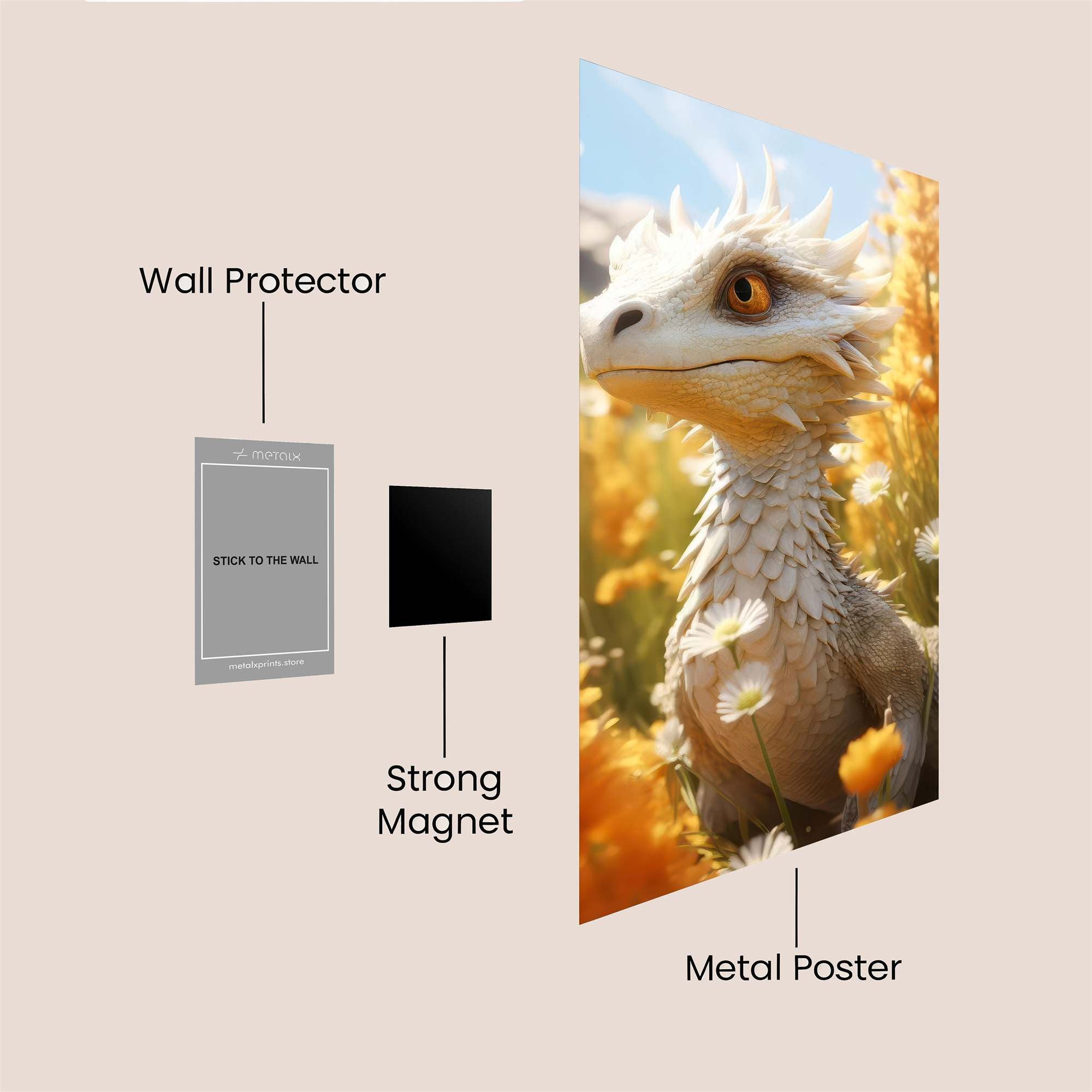 Dragon Serenity Safe Wall Magnetic / M