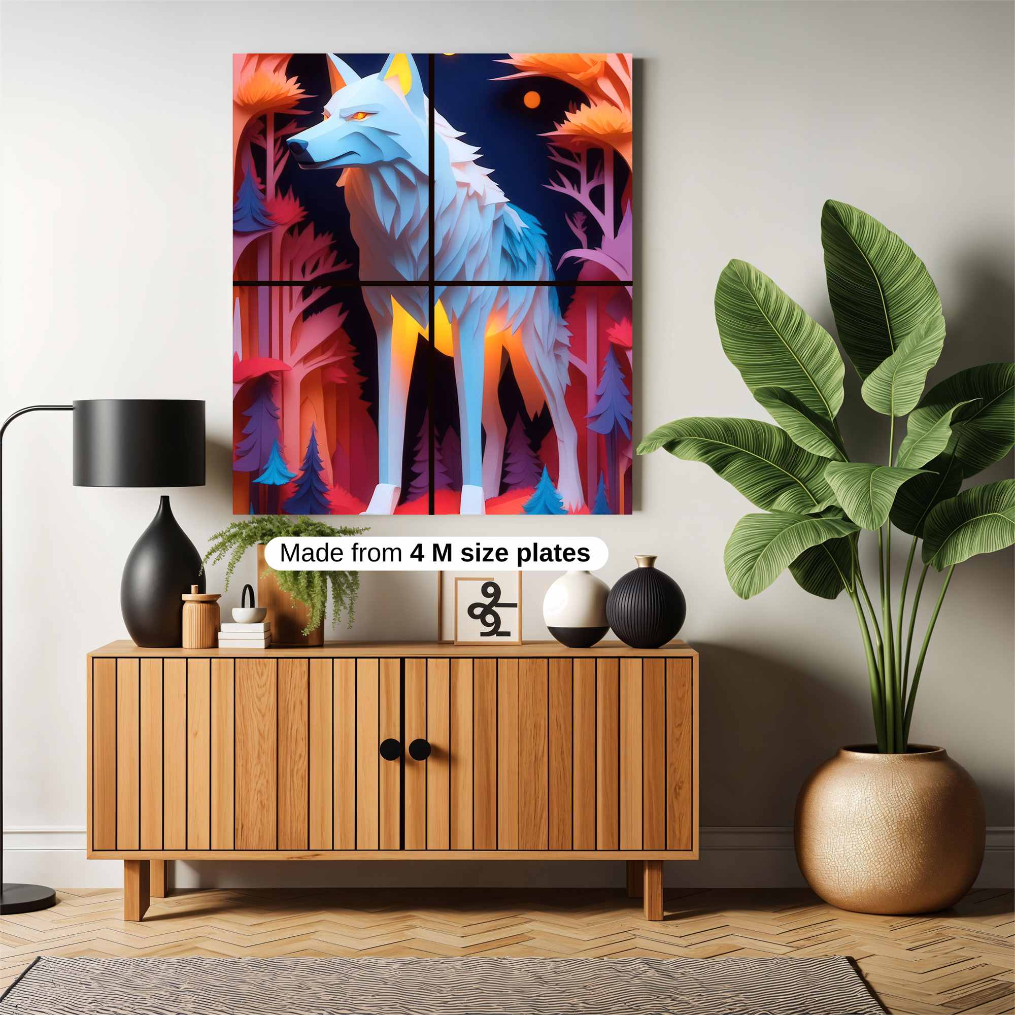 Luminous Howl Safe Wall Magnetic / M