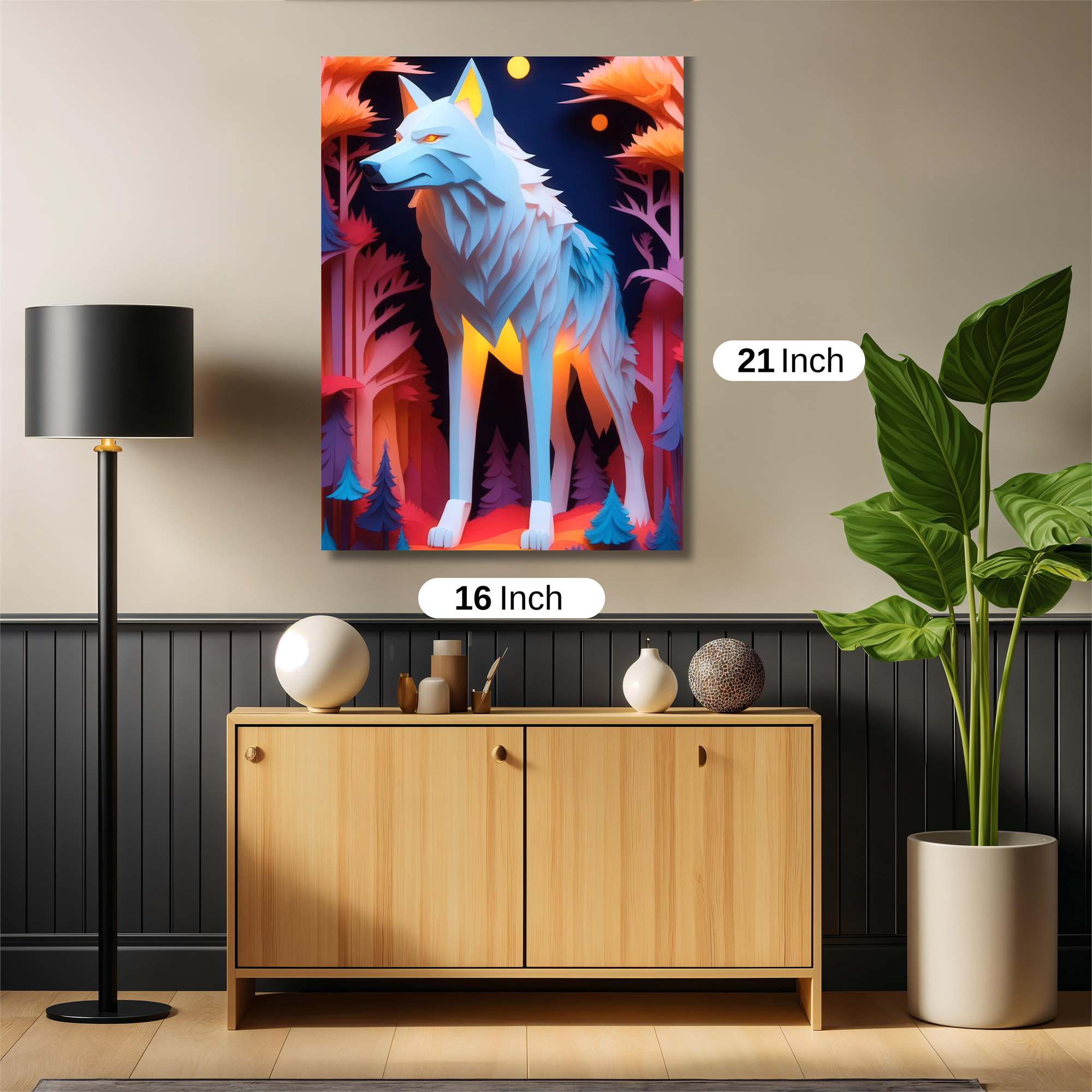 Luminous Howl Safe Wall Magnetic / M