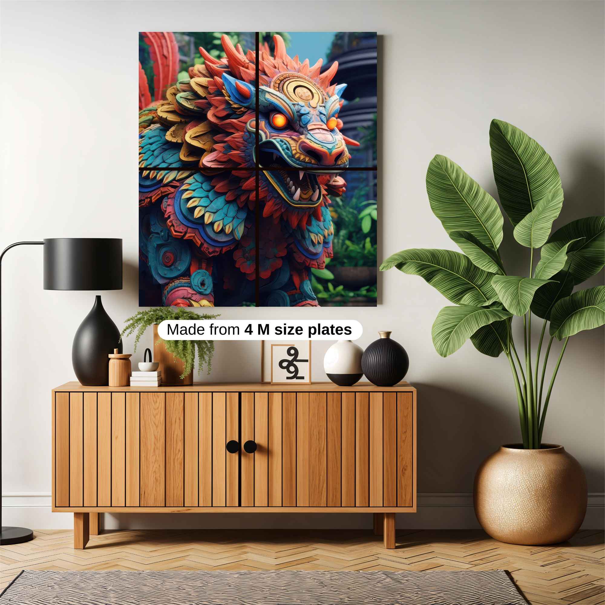 Mythical Roar Safe Wall Magnetic / M