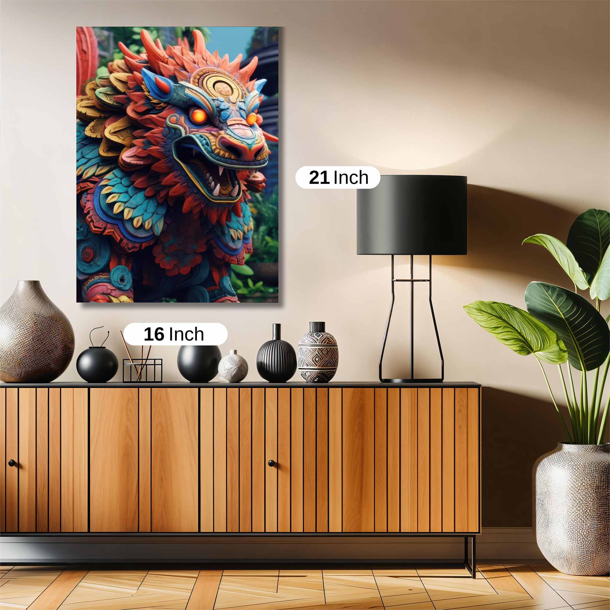 Mythical Roar Safe Wall Magnetic / M