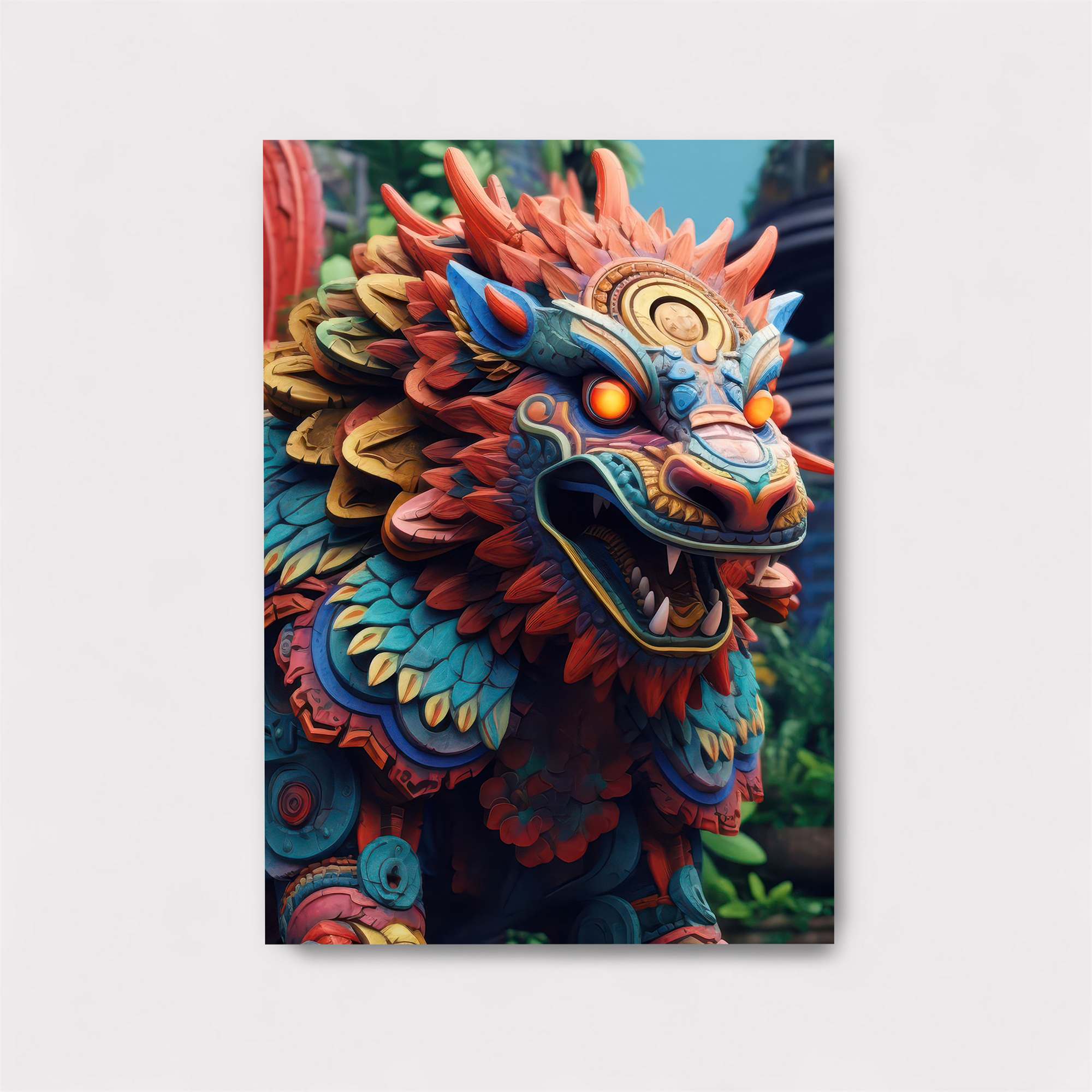 Mythical Roar Safe Wall Magnetic / M