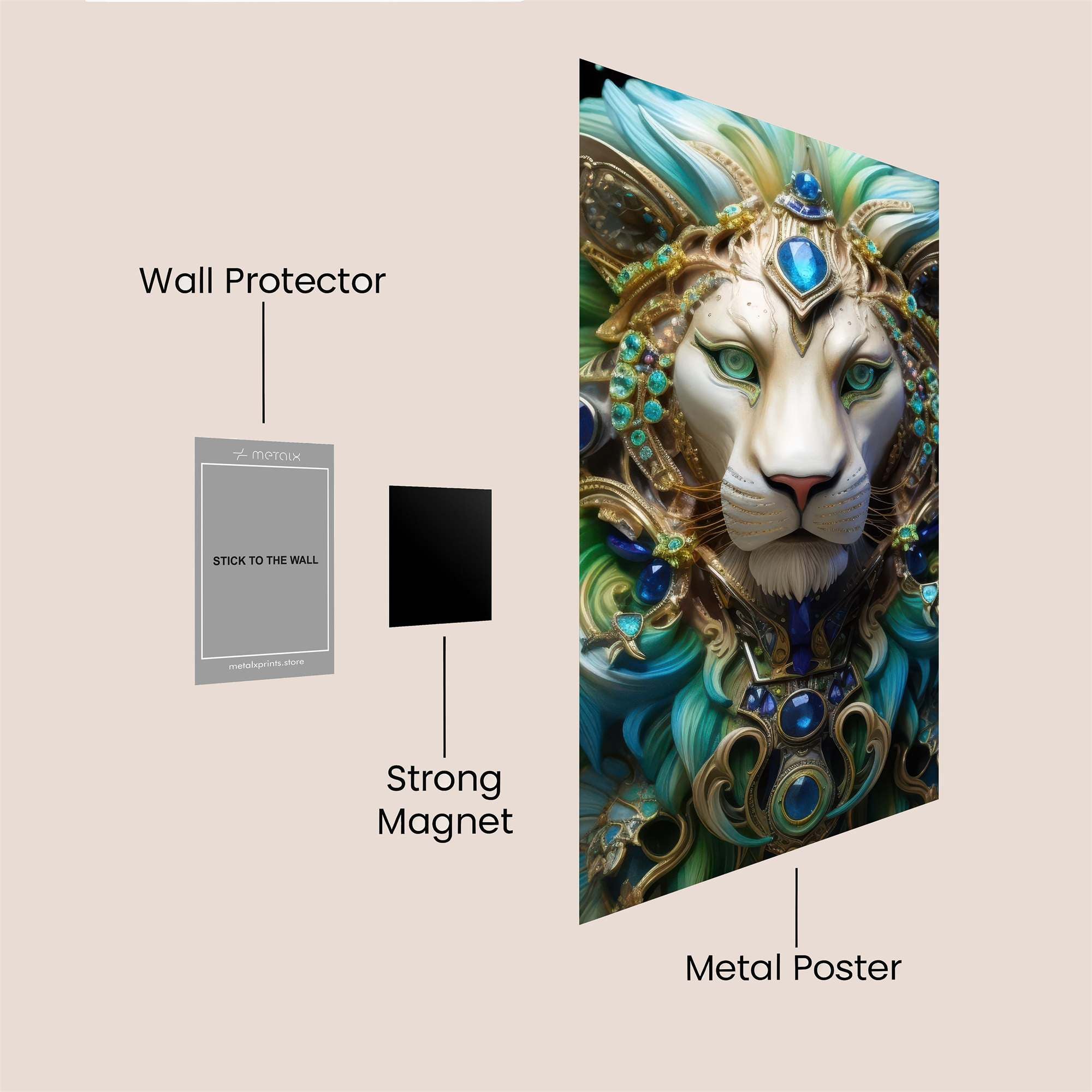 Regal Resplendence Safe Wall Magnetic / M