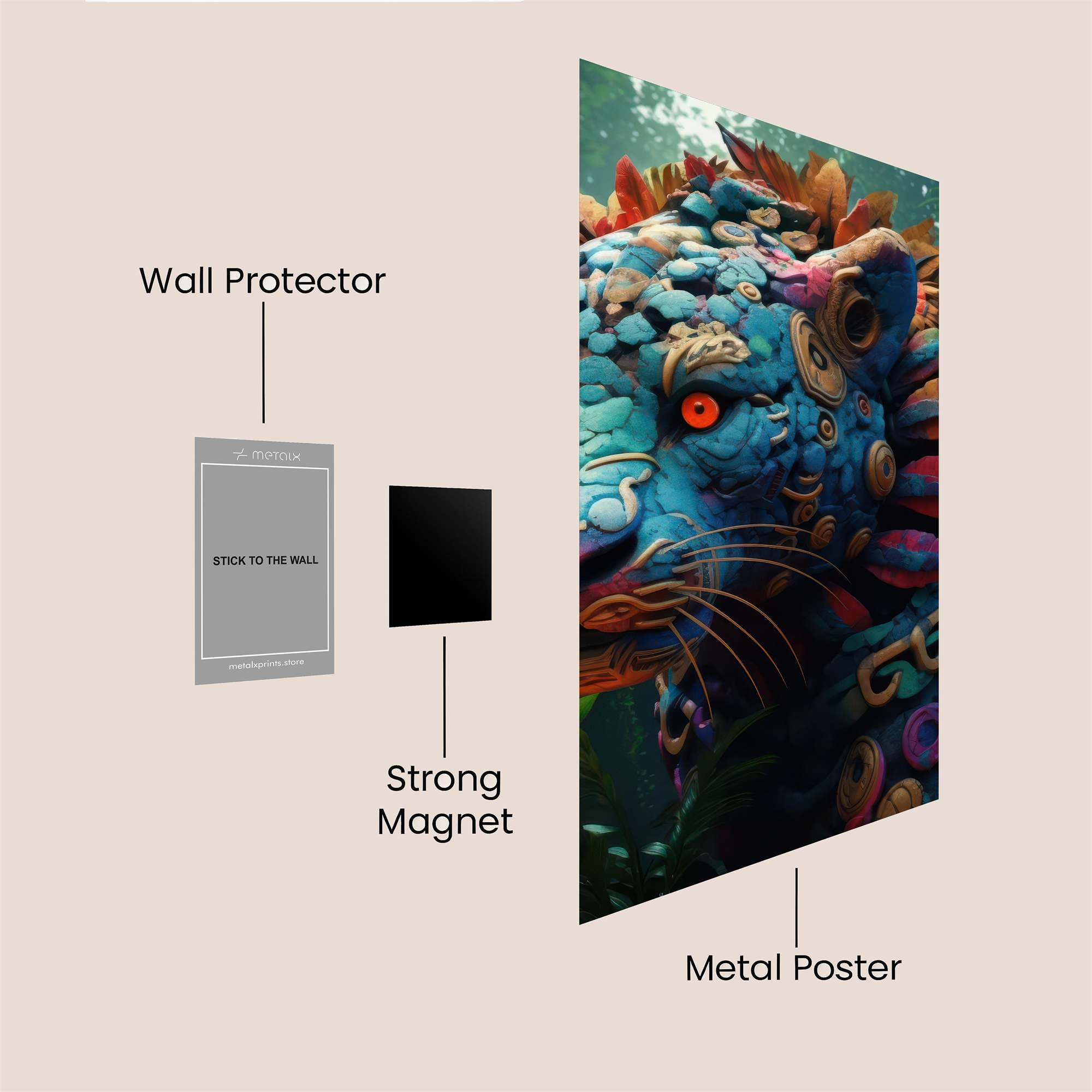 Vibrant Wilderness Safe Wall Magnetic / M