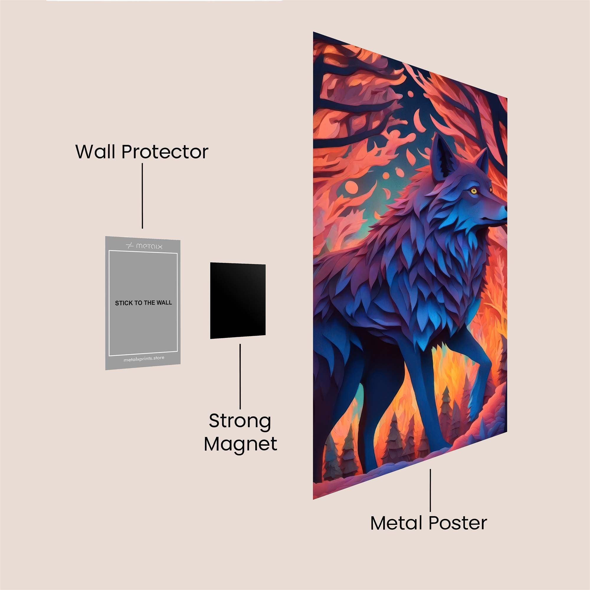 Ethereal Vigil Safe Wall Magnetic / M