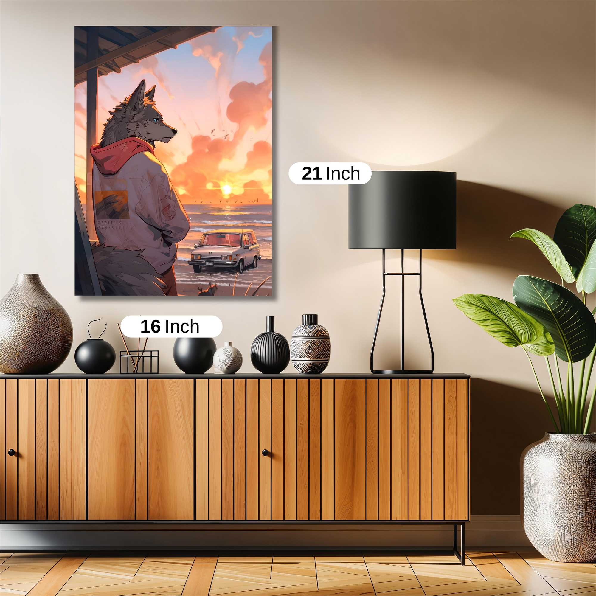 Wolfen Reverie Safe Wall Magnetic / M