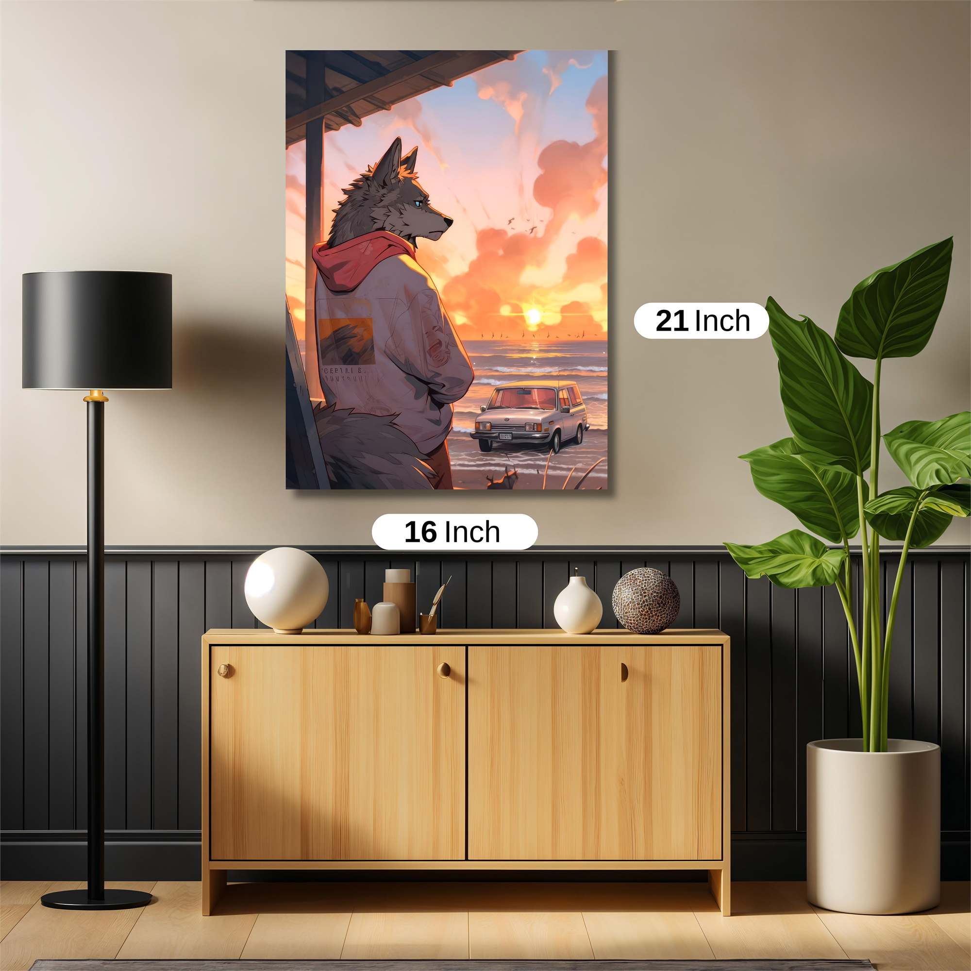 Wolfen Reverie Safe Wall Magnetic / M