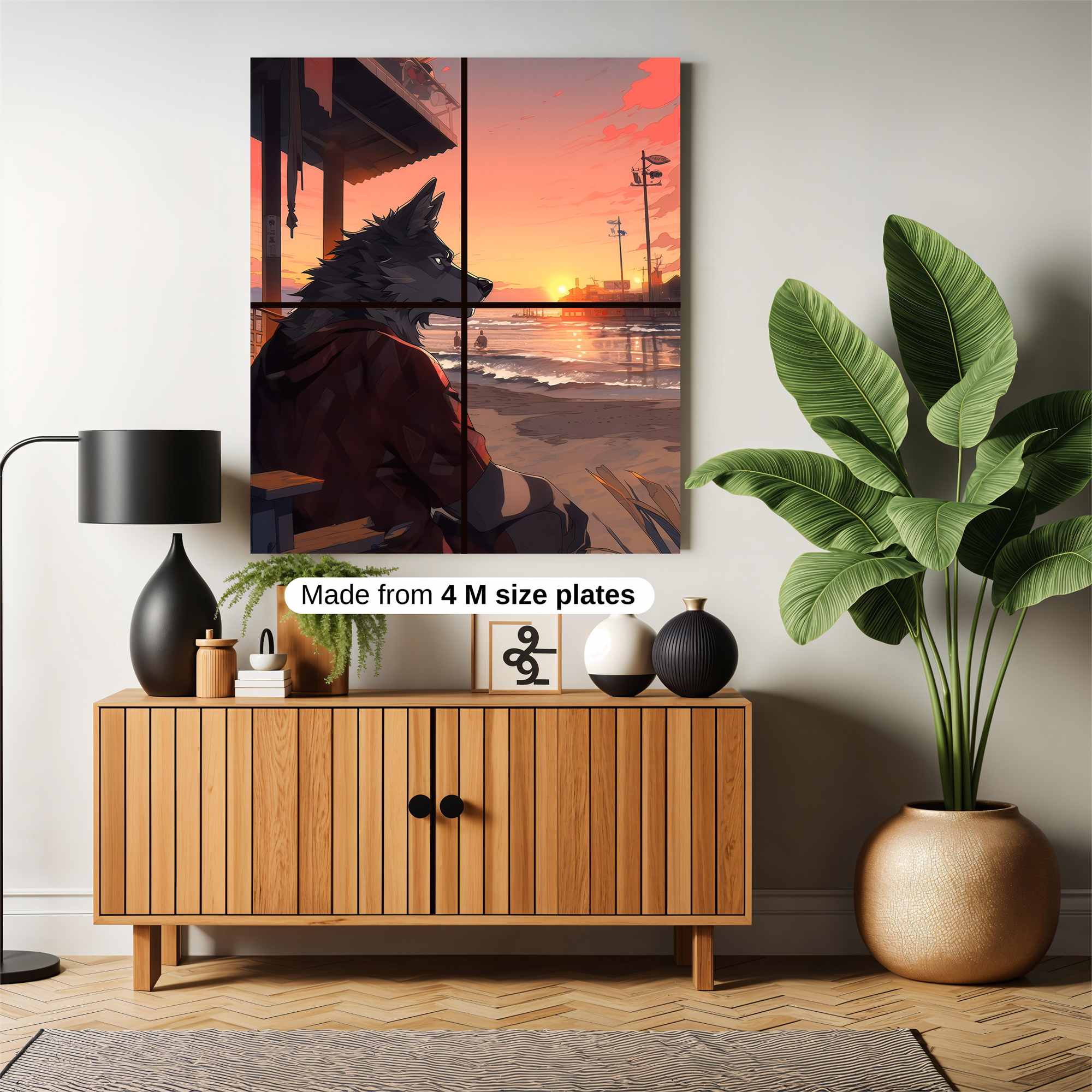 Lupine Tranquility Safe Wall Magnetic / M