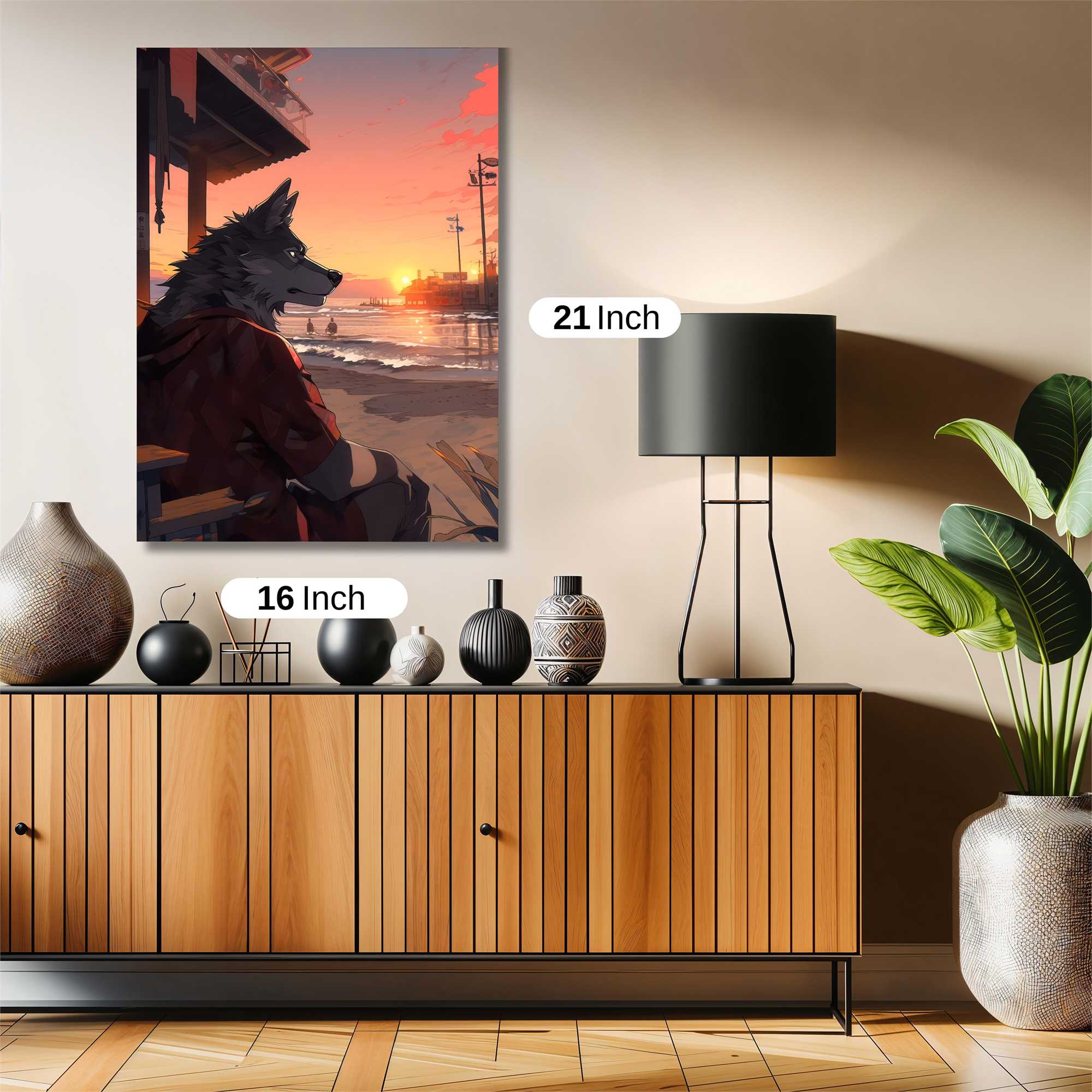 Lupine Tranquility Safe Wall Magnetic / M