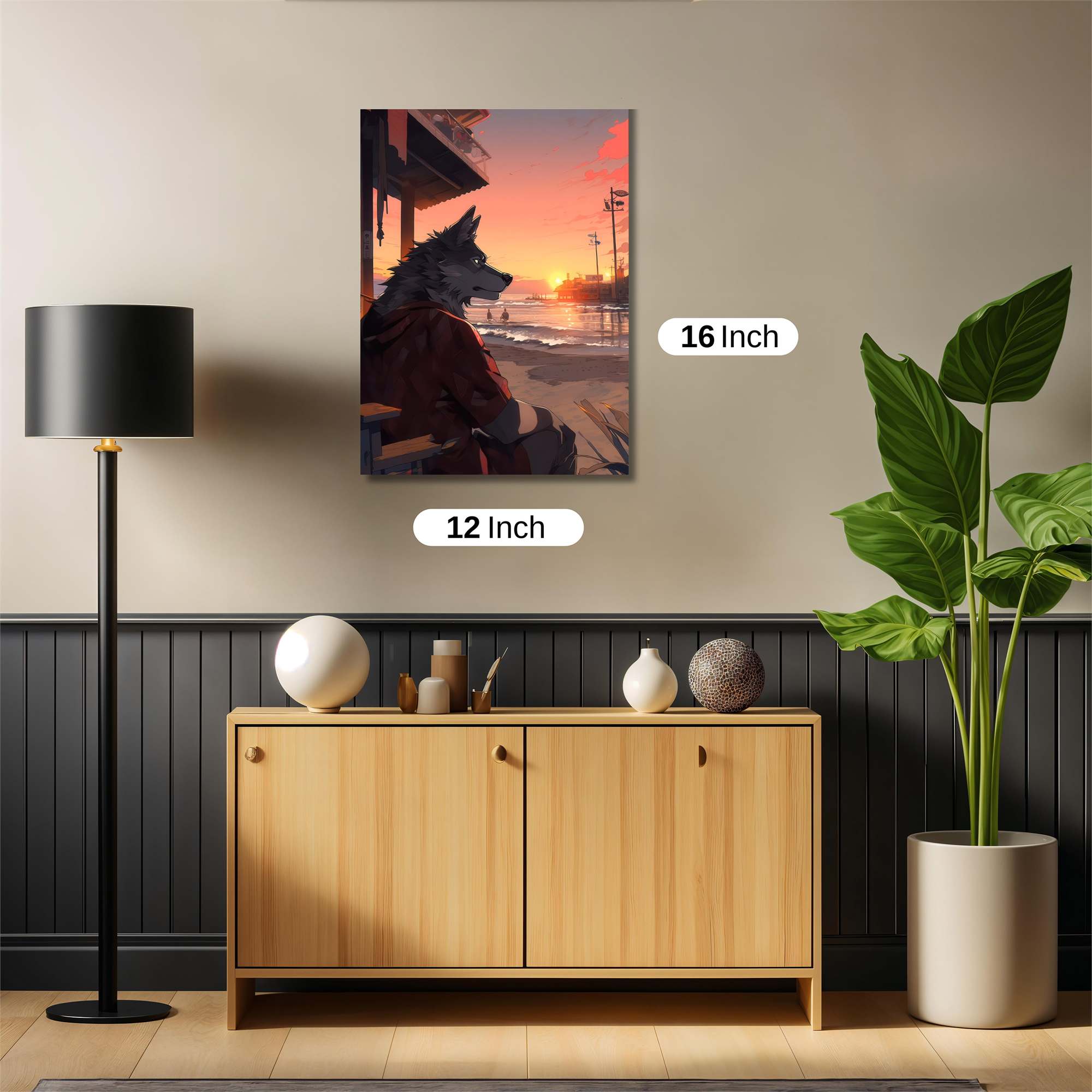 Lupine Tranquility Safe Wall Magnetic / M