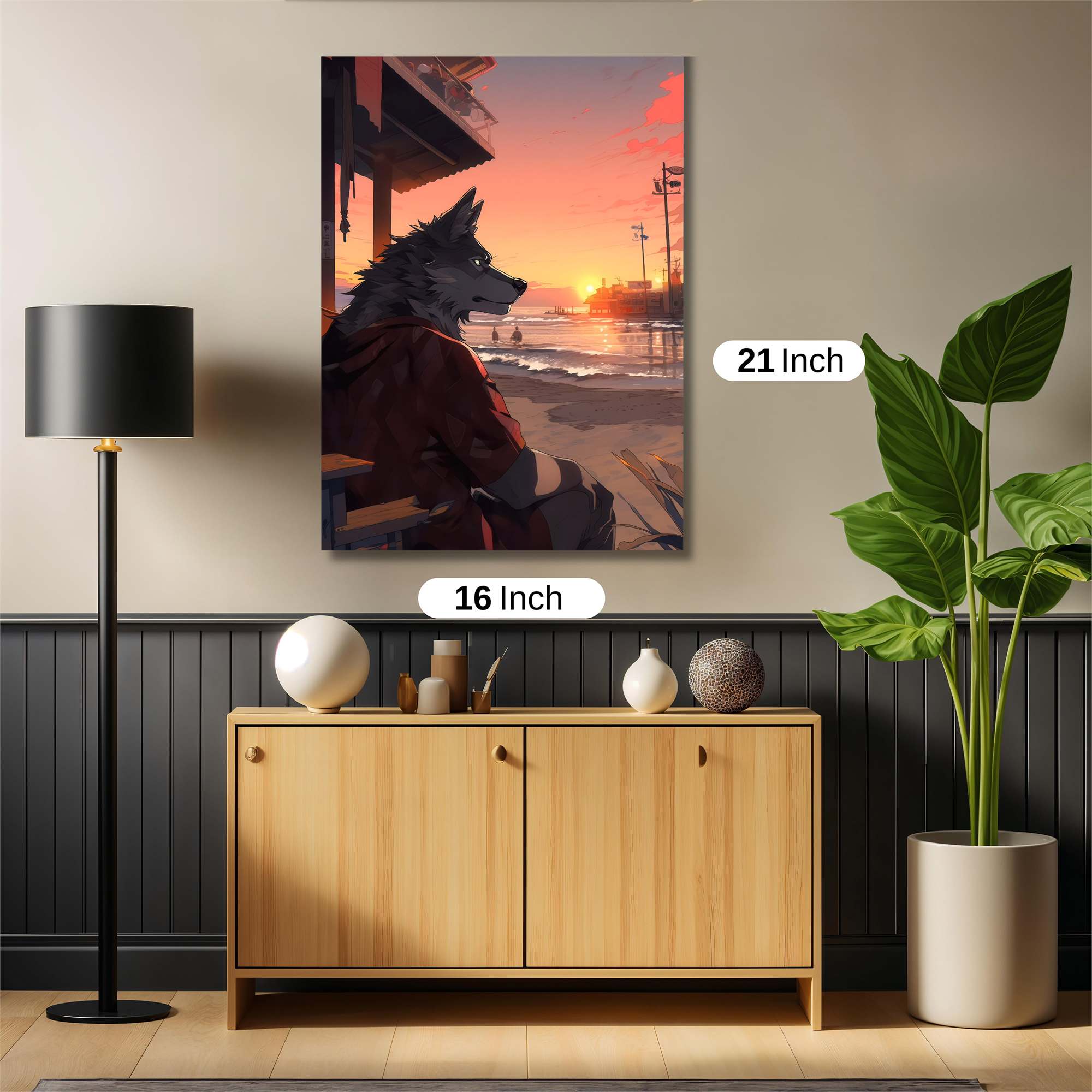 Lupine Tranquility Safe Wall Magnetic / M