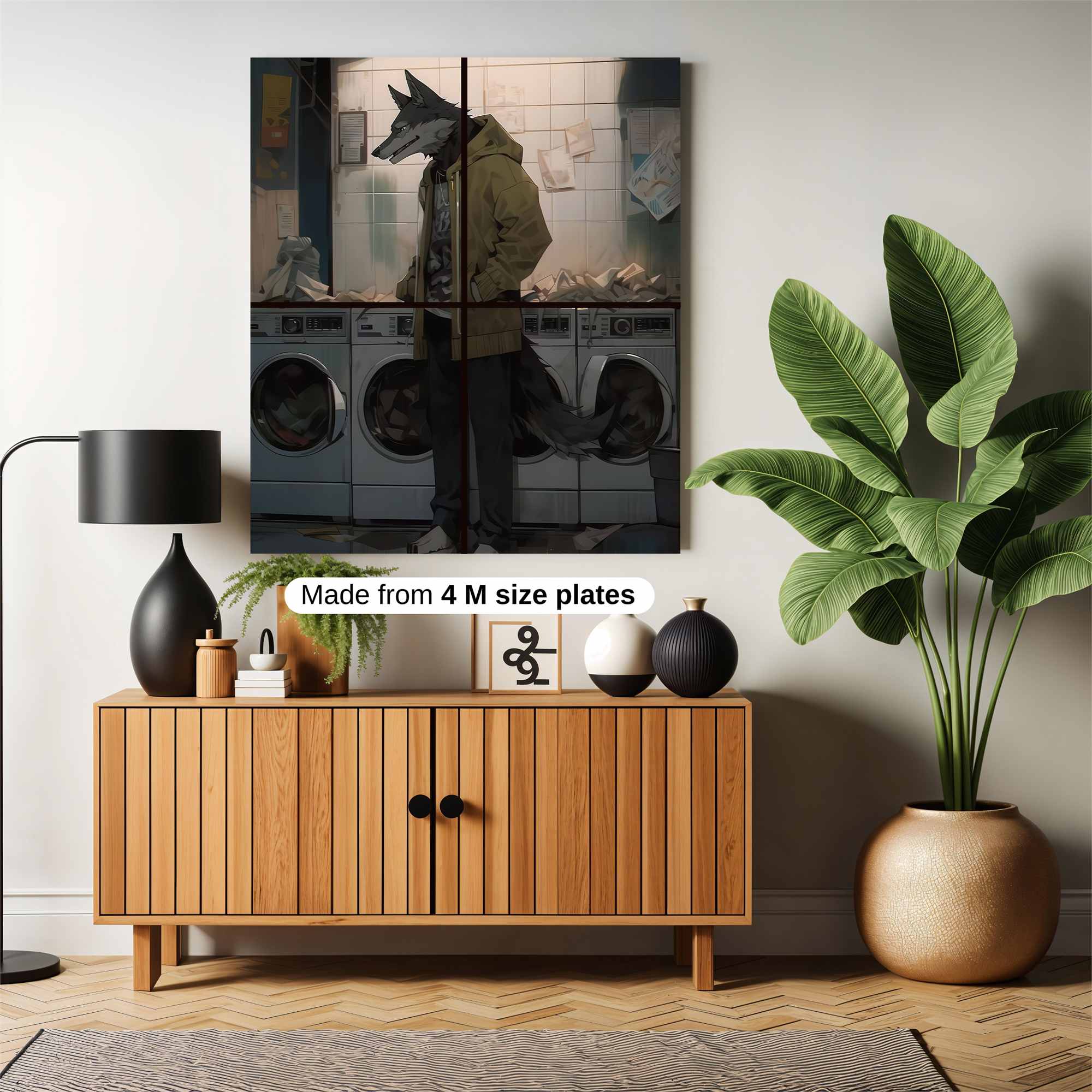 Laundromat Lament Safe Wall Magnetic / M