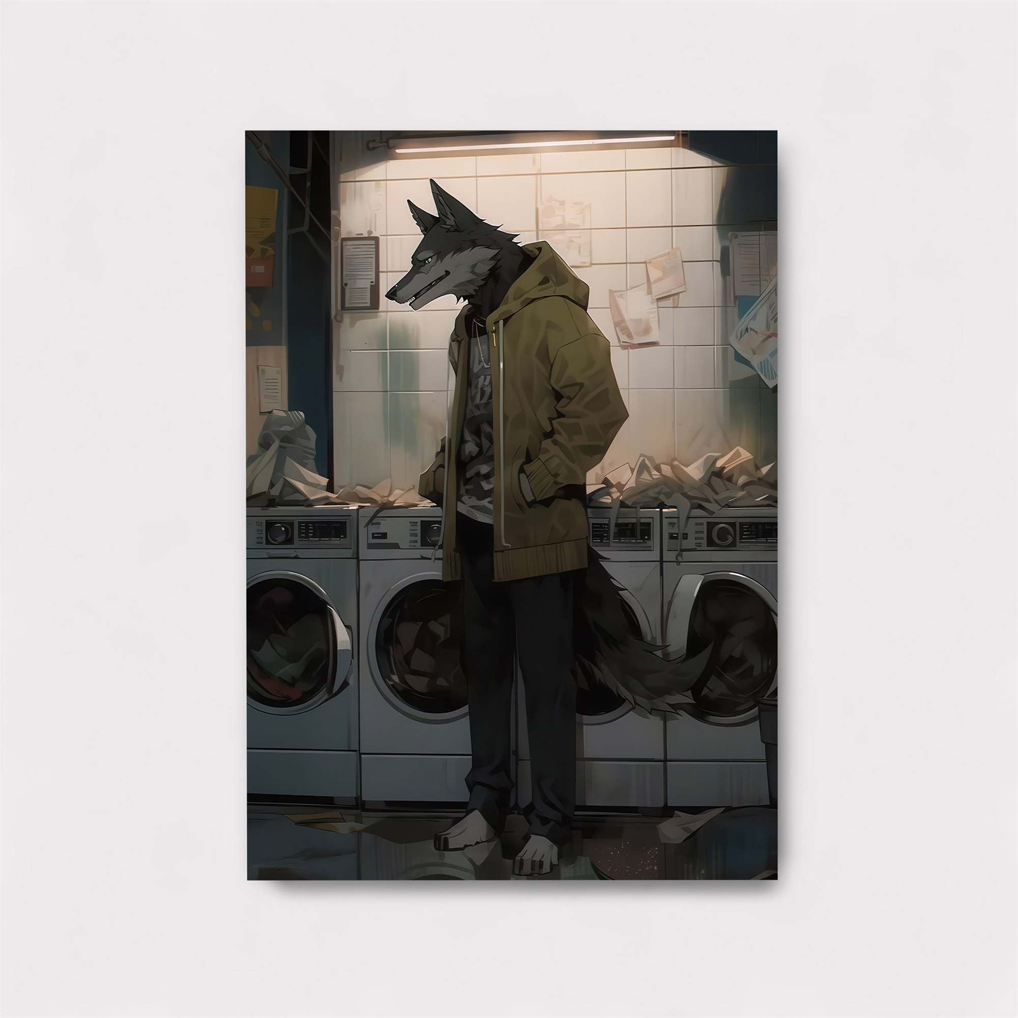 Laundromat Lament Safe Wall Magnetic / M