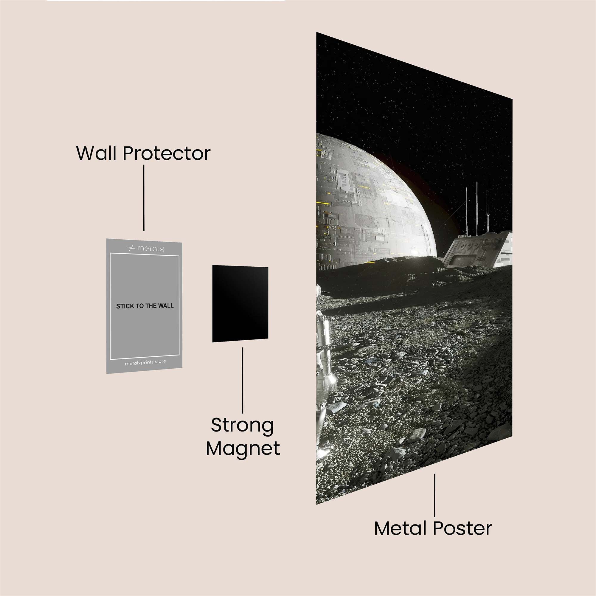 Lunar Odyssey Safe Wall Magnetic / M