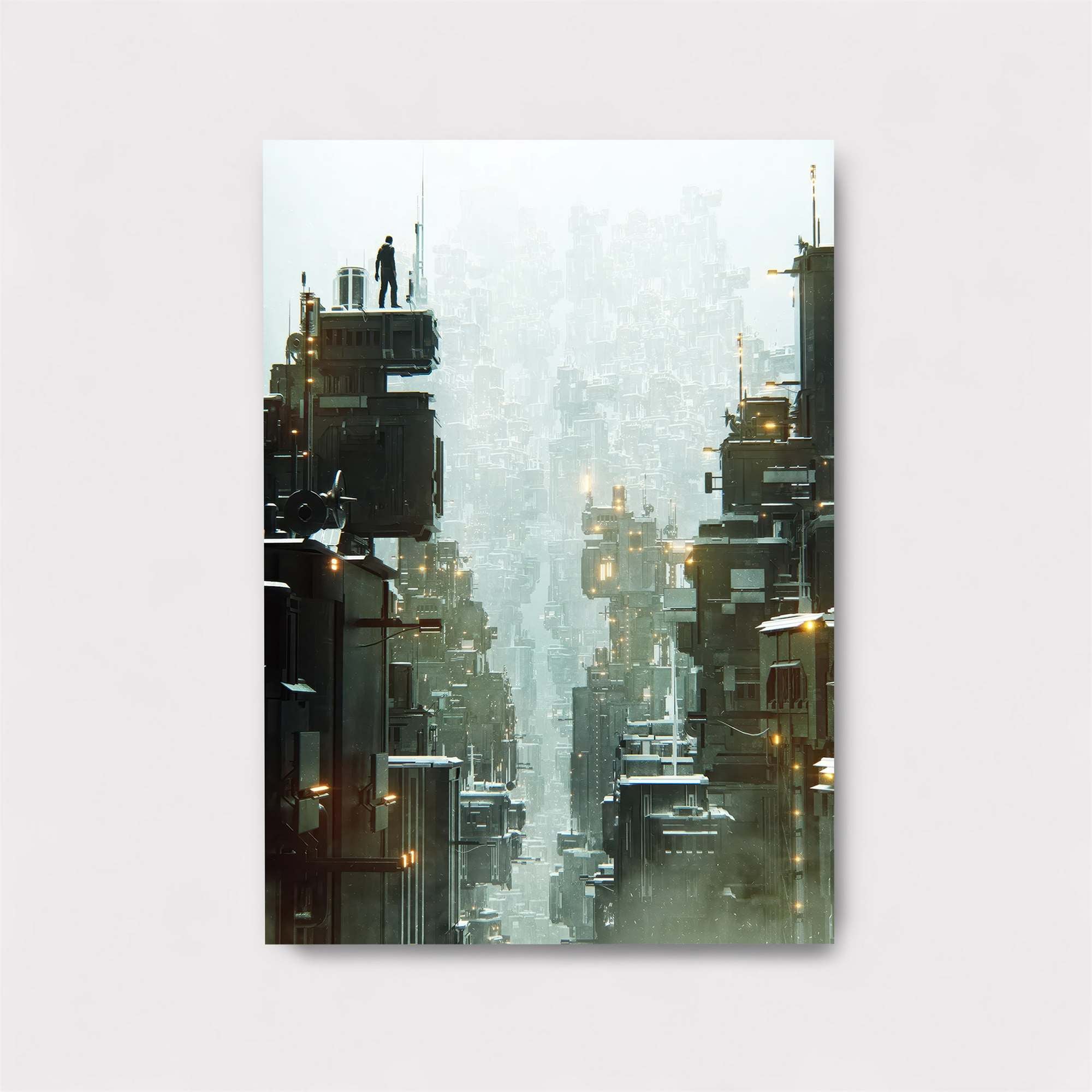 Futuristic Solitude Safe Wall Magnetic / M