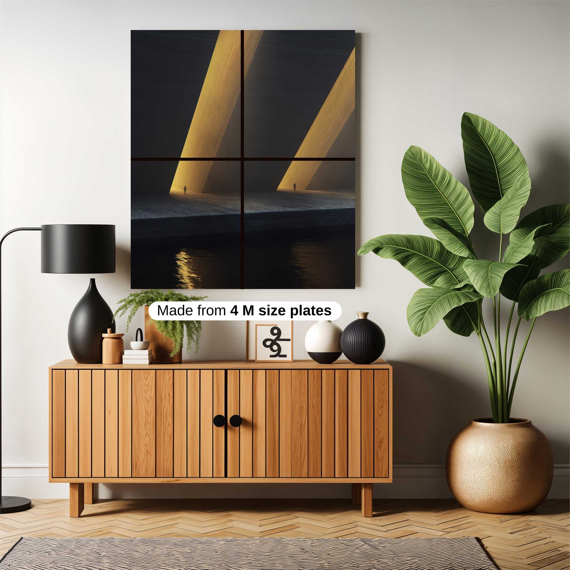 Geometric Solitude Safe Wall Magnetic / M