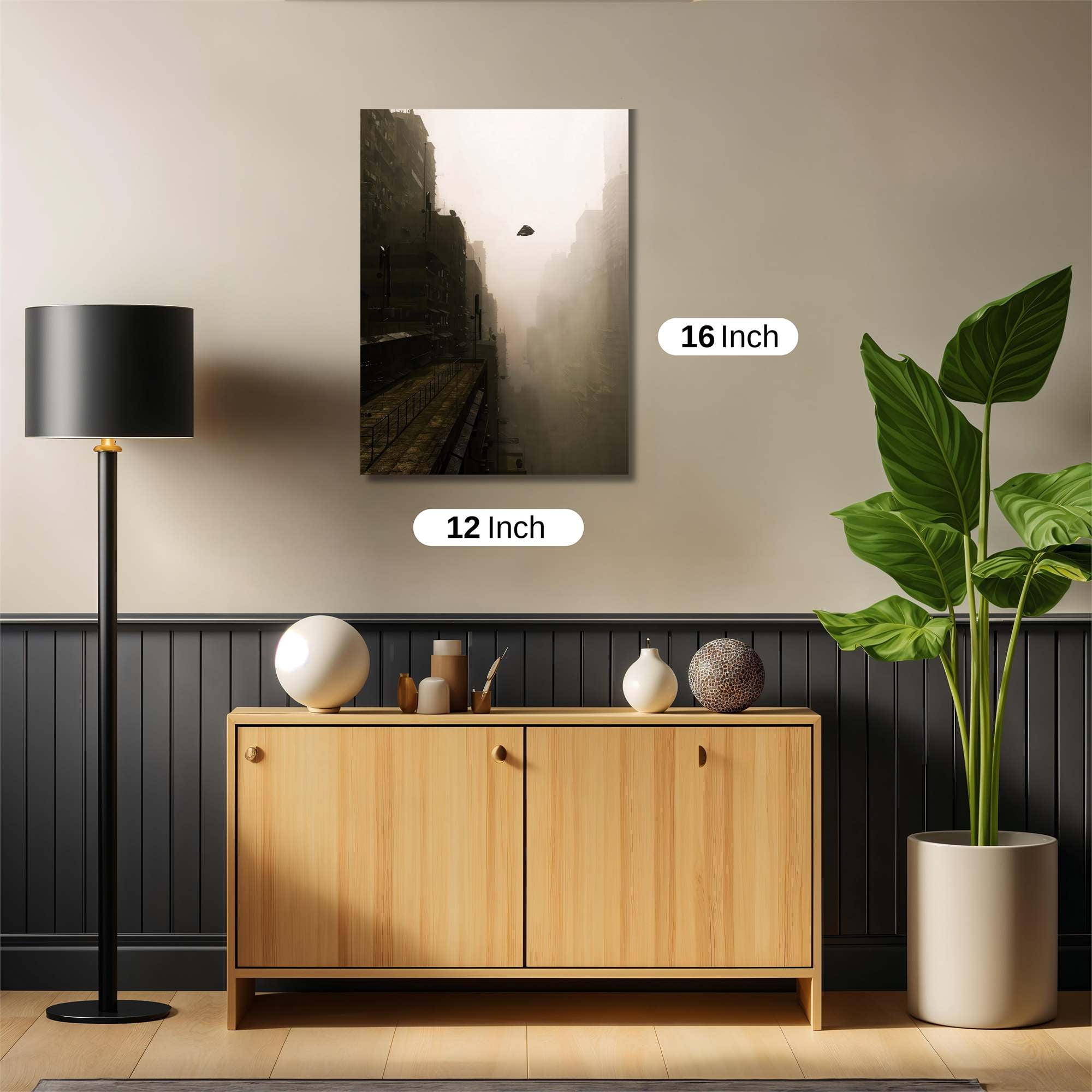 Foggy Ascent Safe Wall Magnetic / M