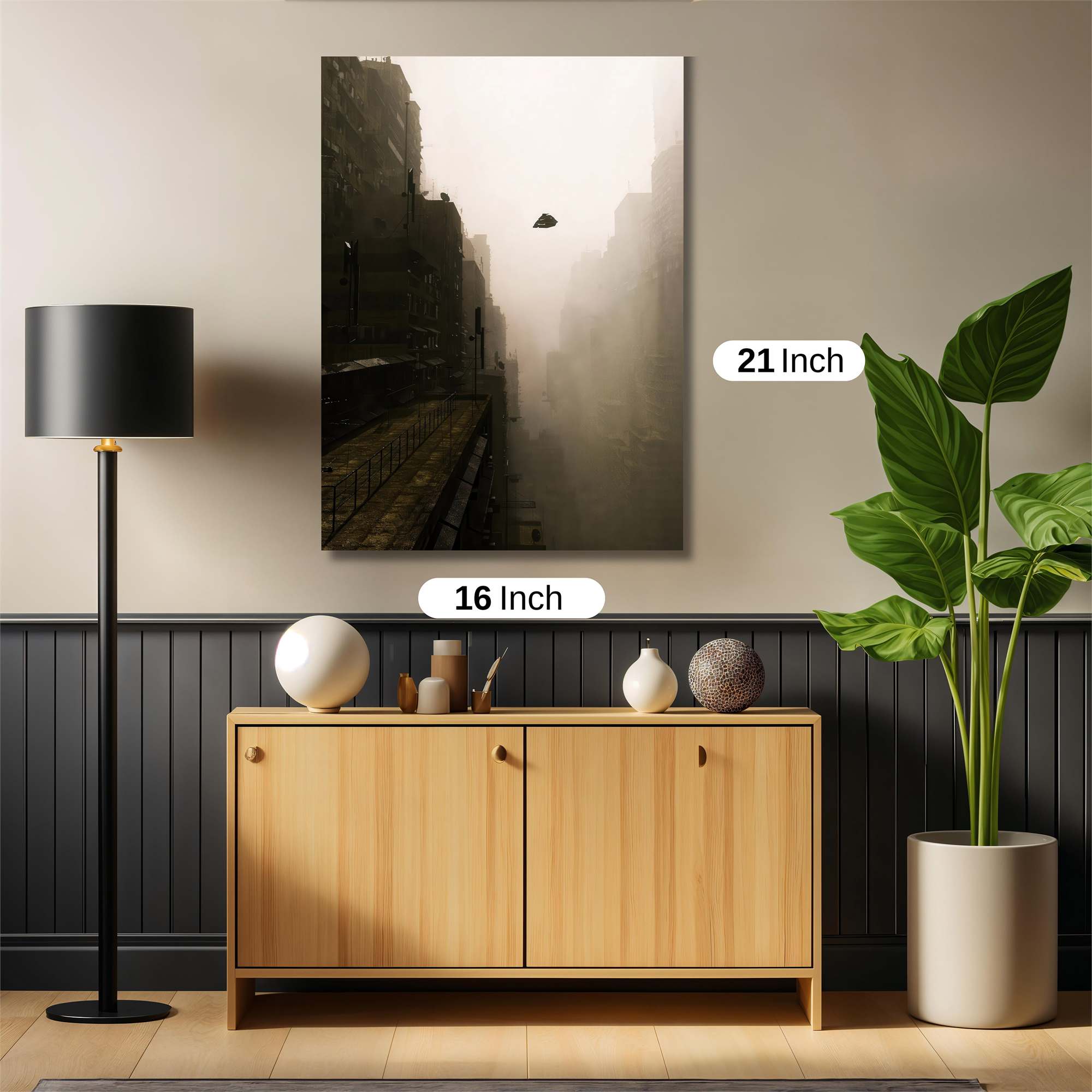 Foggy Ascent Safe Wall Magnetic / M