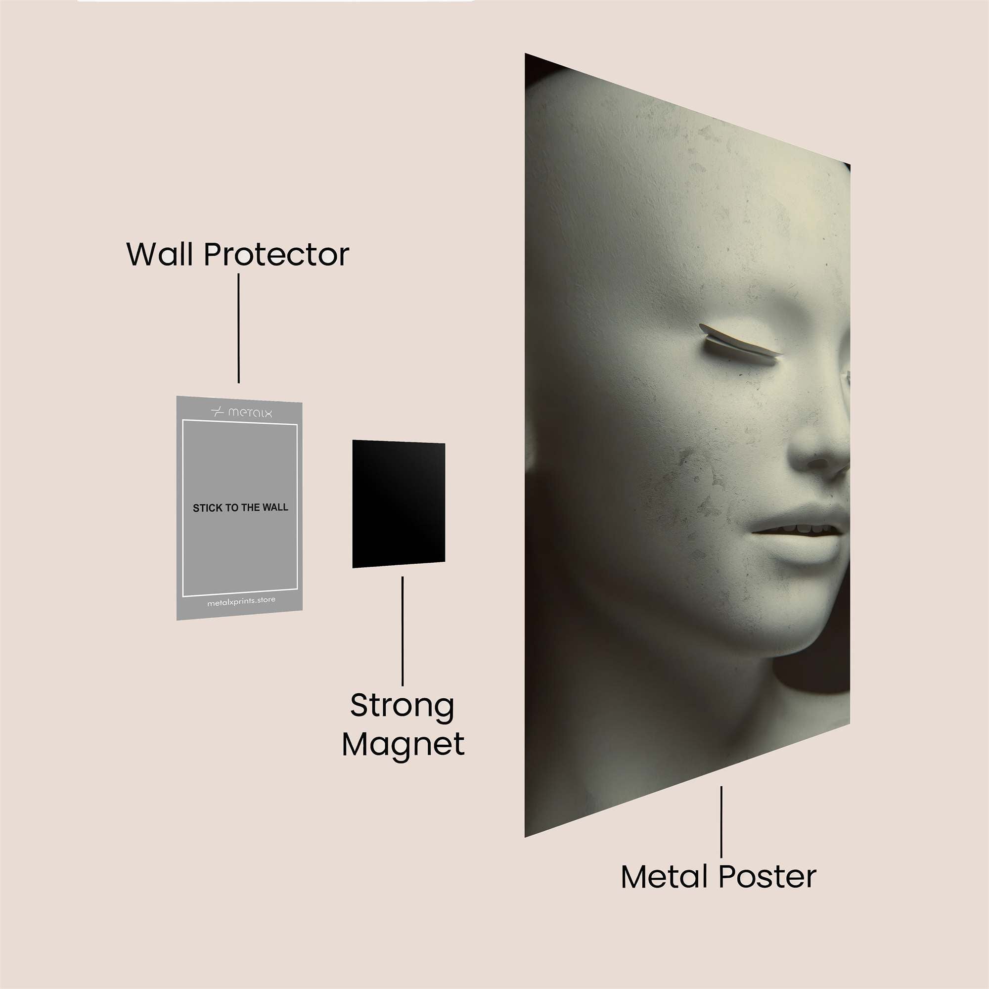 Serene Silence Safe Wall Magnetic / M