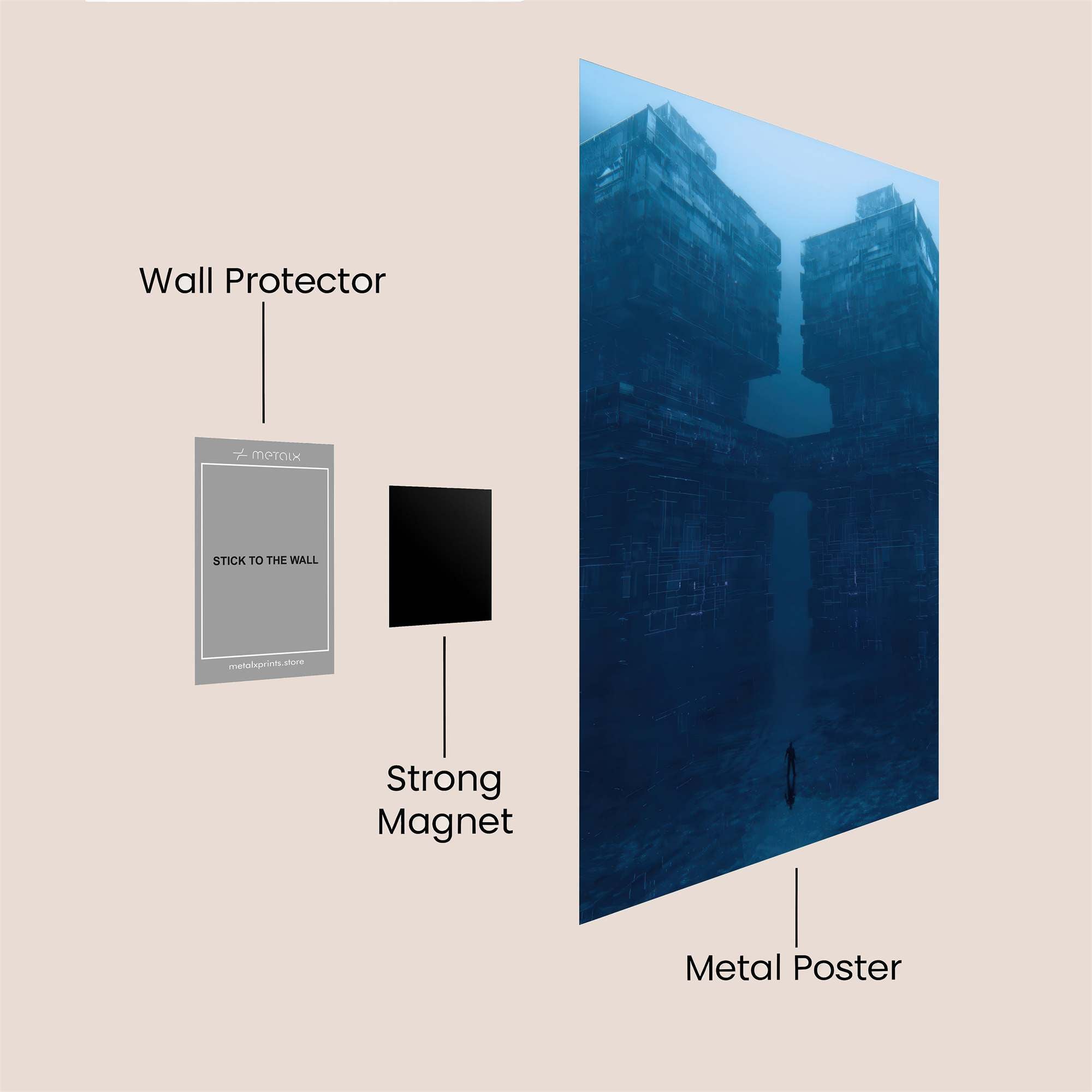 Submerged Colossi Safe Wall Magnetic / M
