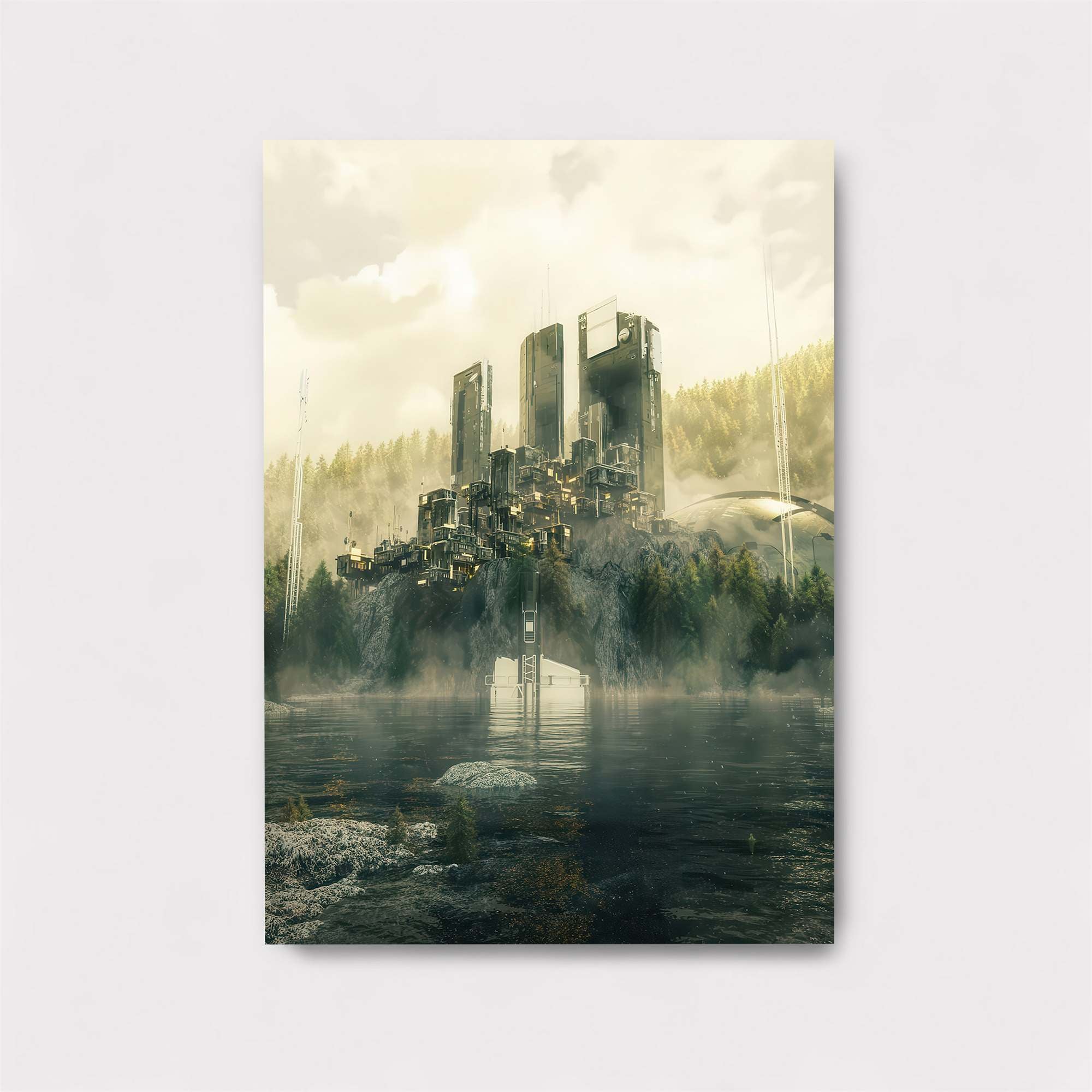 Futuristic Tranquility Safe Wall Magnetic / M