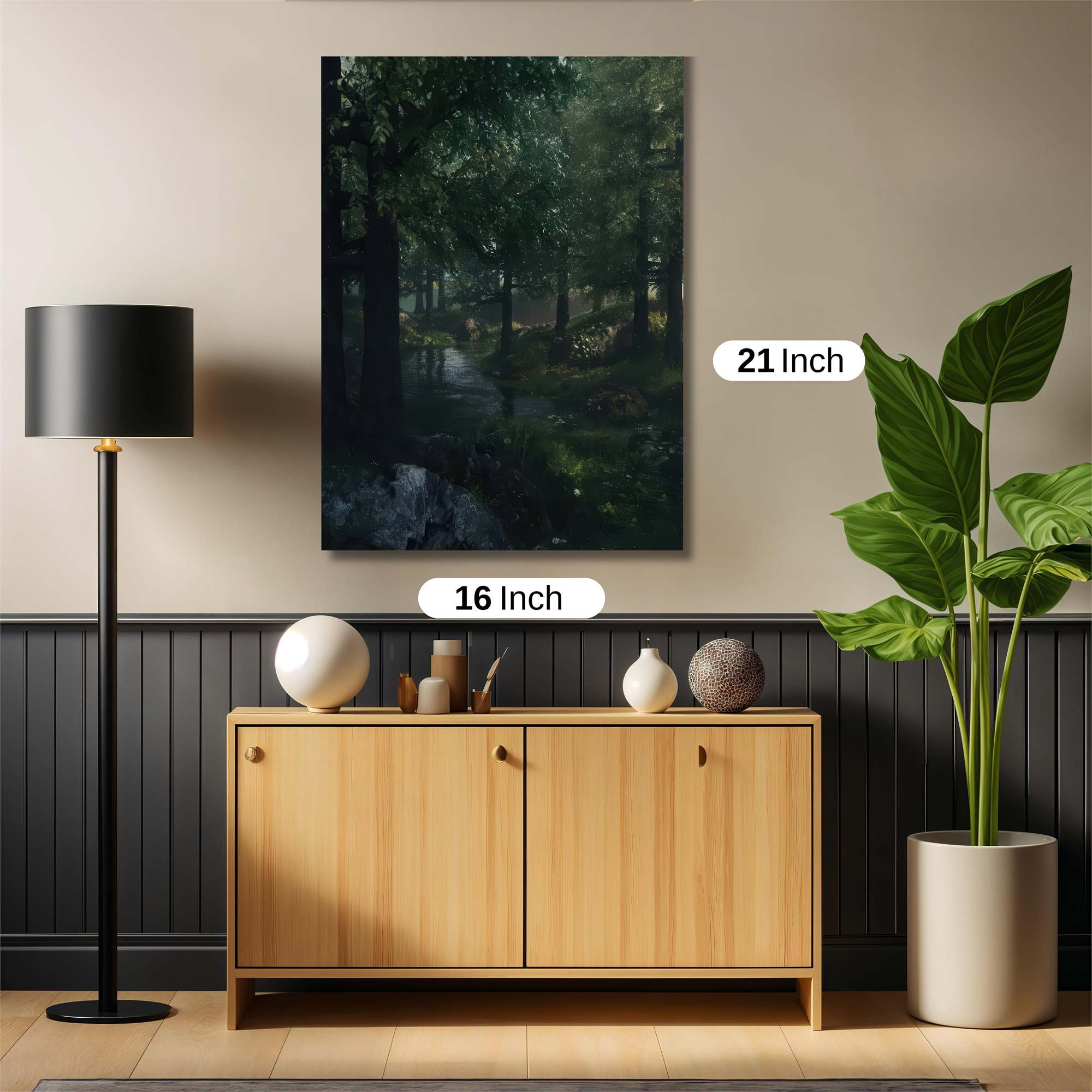 Forest Serenity Safe Wall Magnetic / M