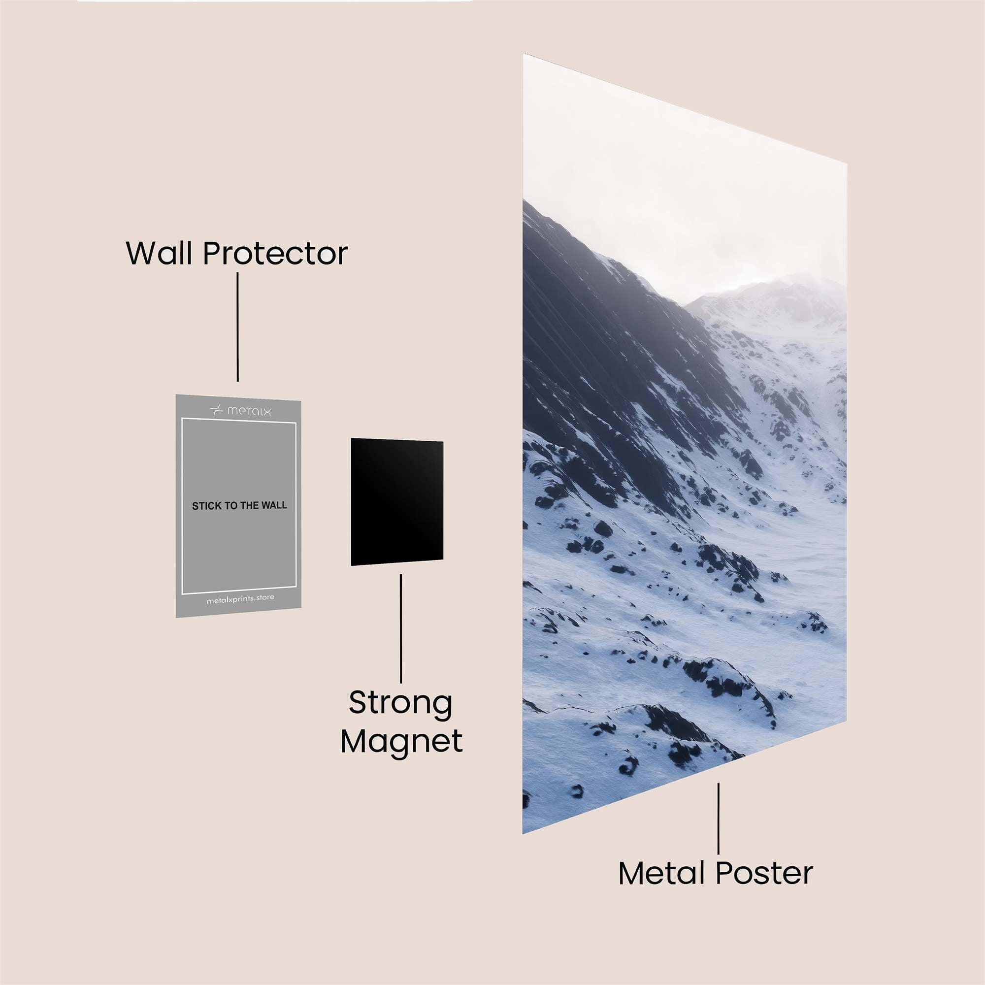 Solitary Expanse Safe Wall Magnetic / M