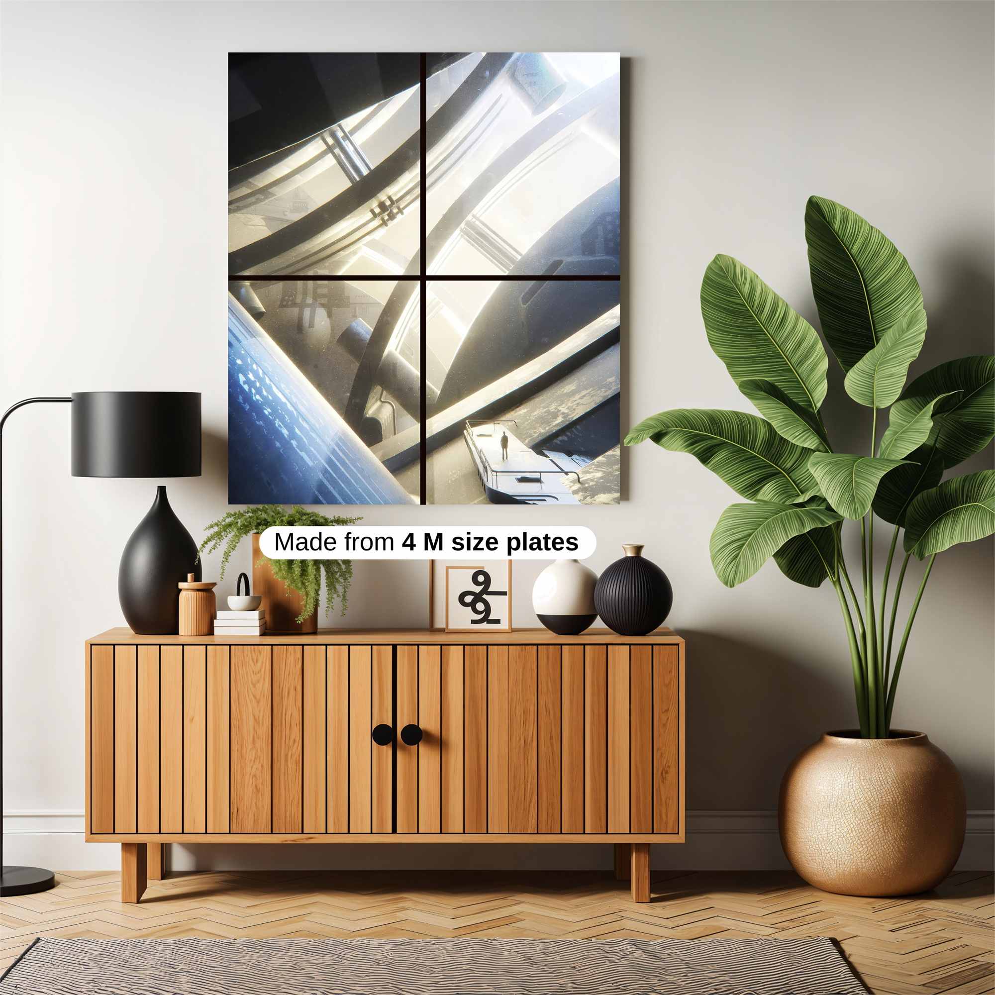 Futuristic Serenity Safe Wall Magnetic / M