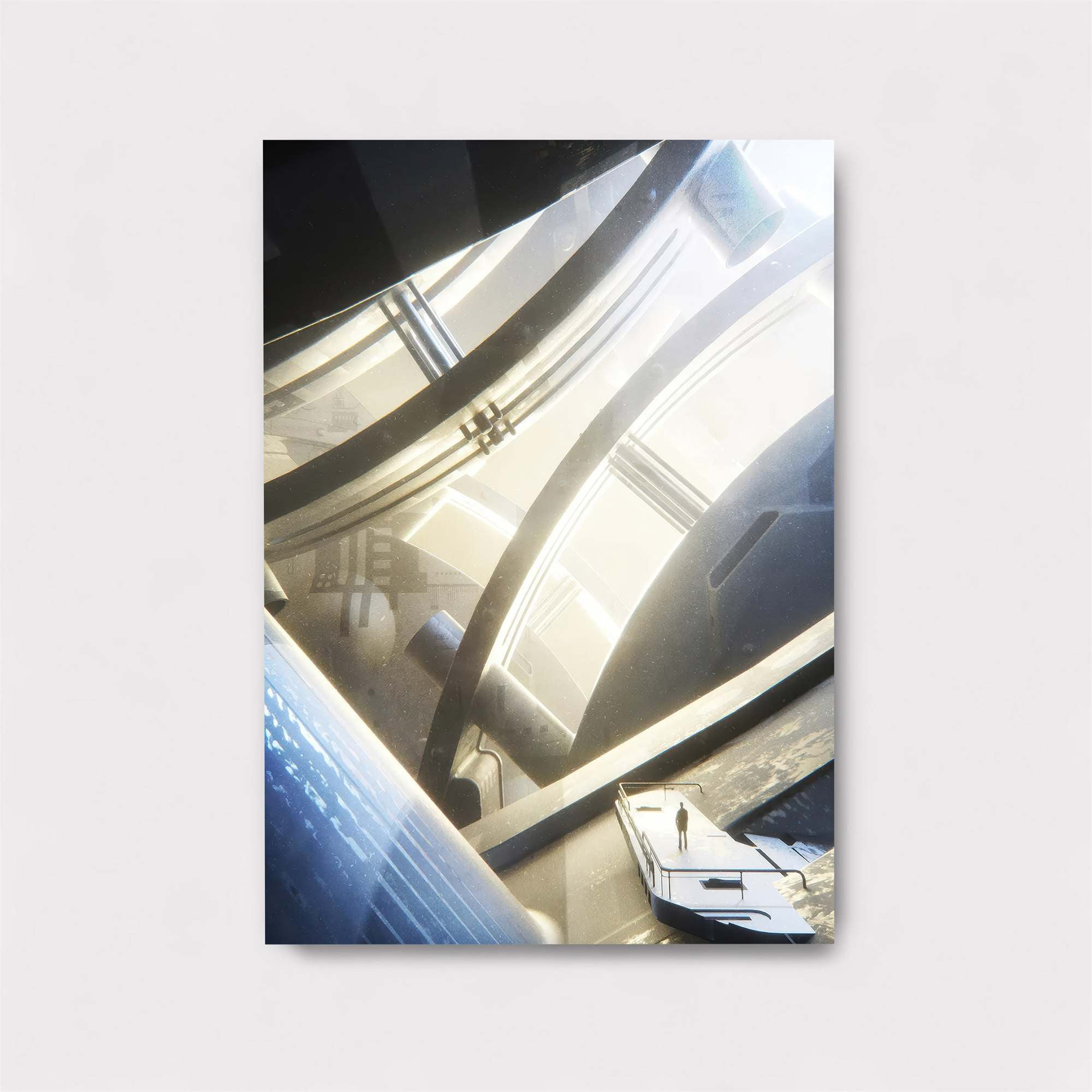 Futuristic Serenity Safe Wall Magnetic / M