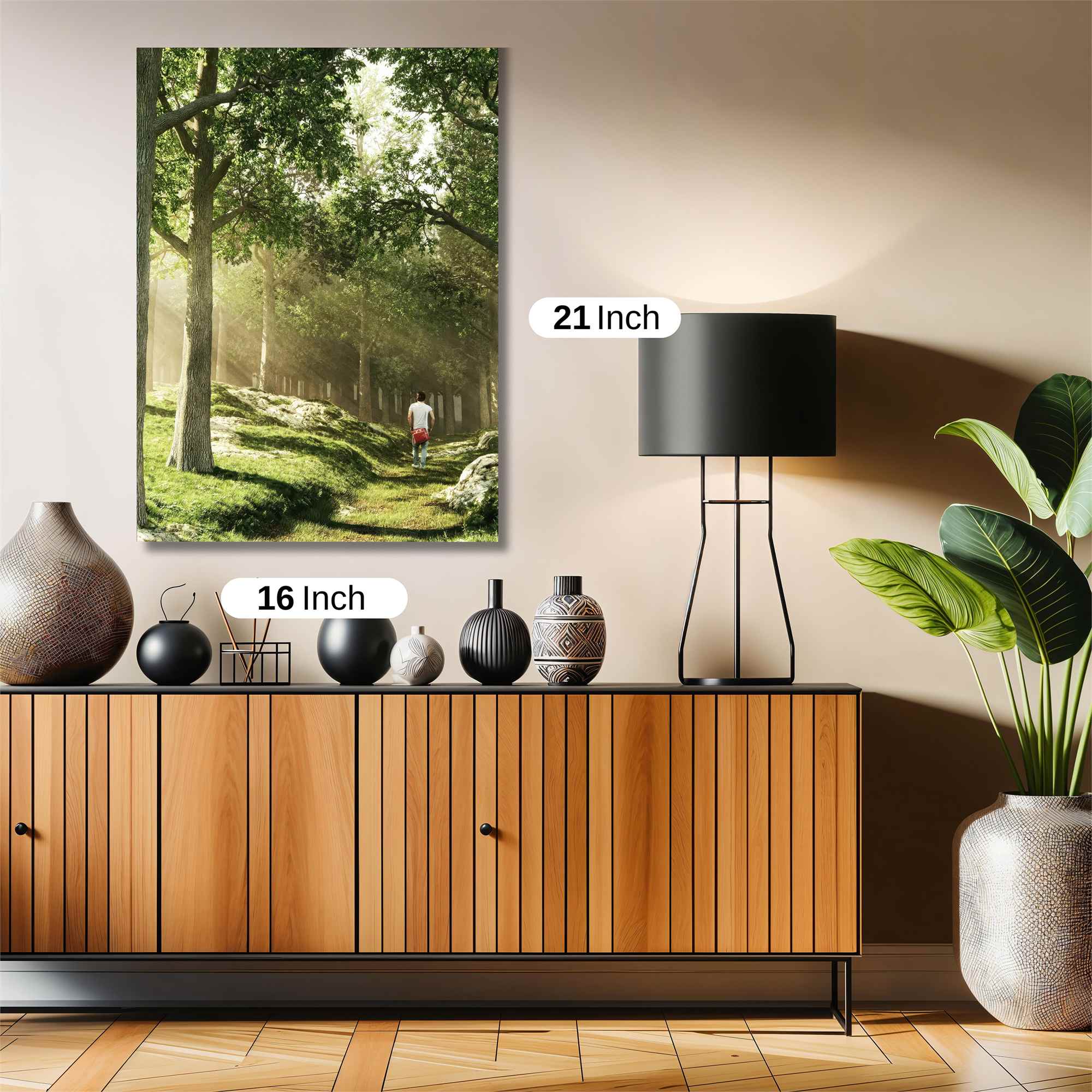 Forest Serenity Safe Wall Magnetic / M