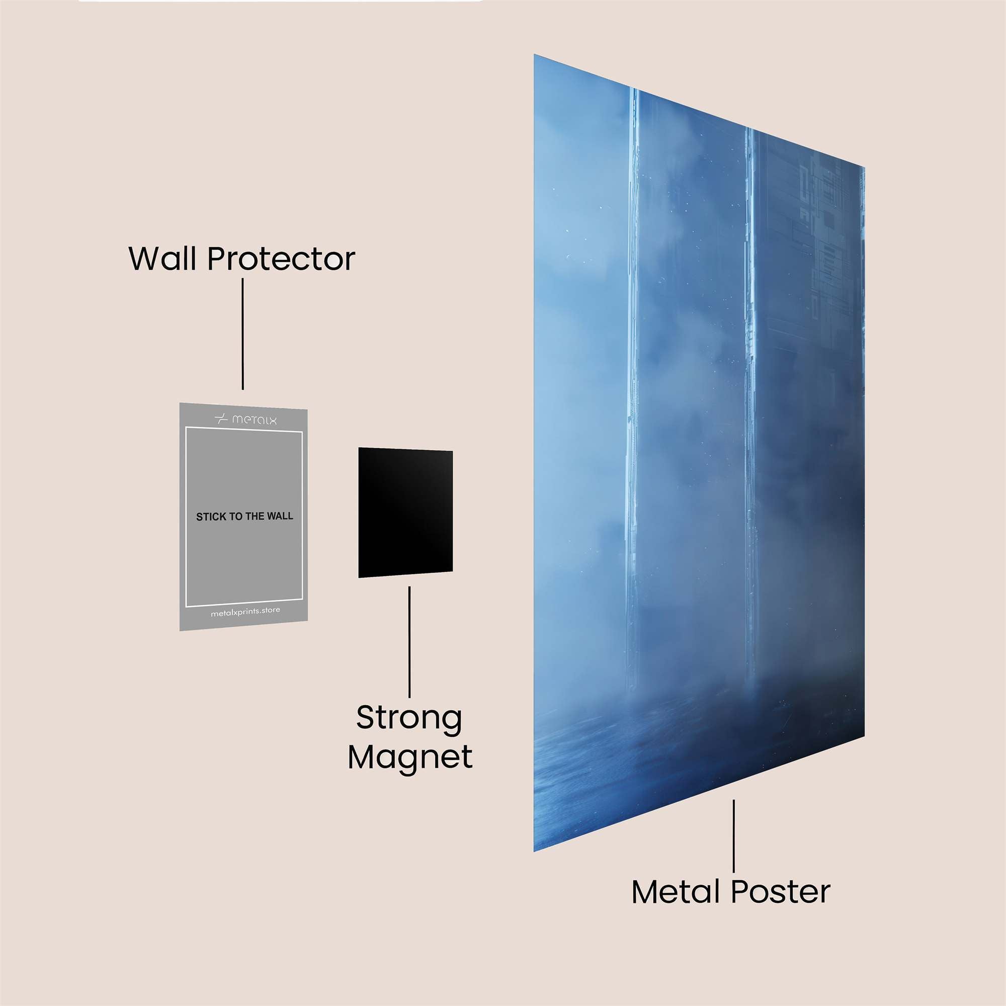 Vast Ascent Safe Wall Magnetic / M