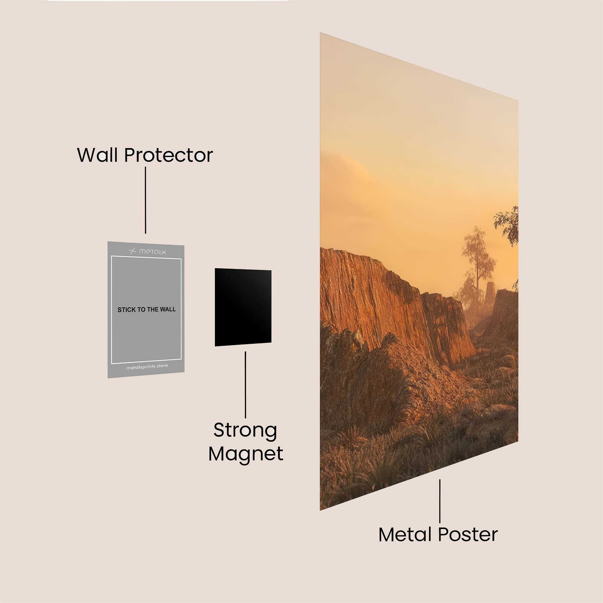 Monolithic Dreamscape Safe Wall Magnetic / M