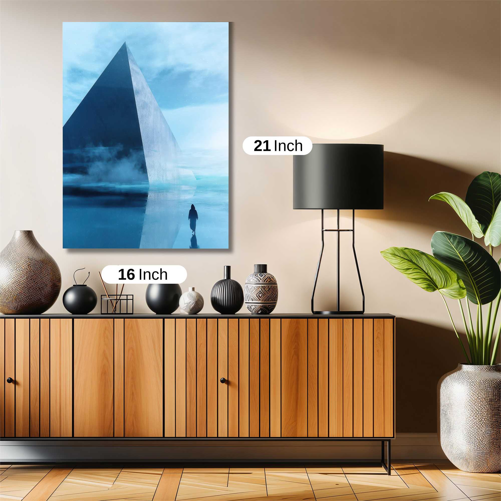 Pyramid Serenity Safe Wall Magnetic / M