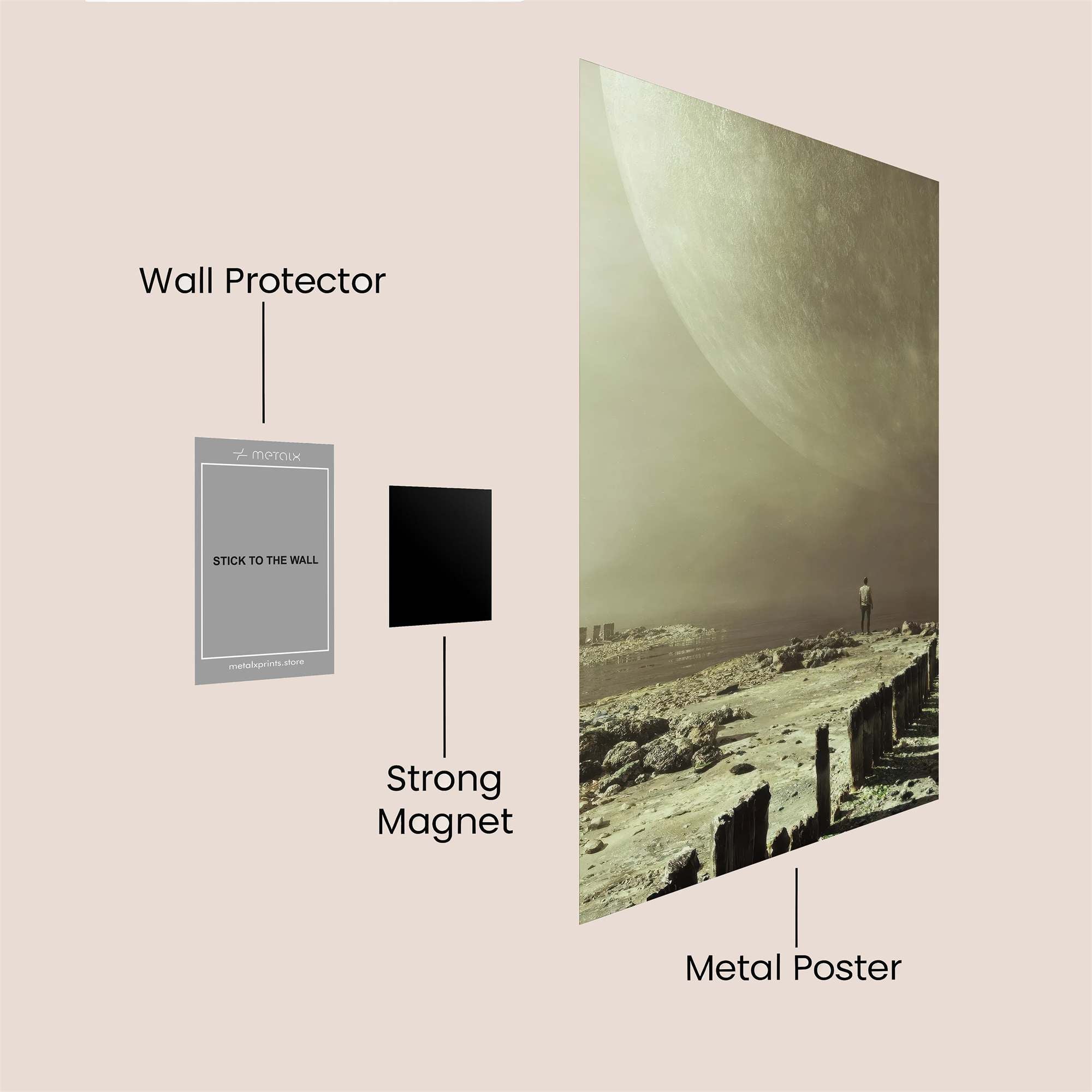 Cosmic Solitude Safe Wall Magnetic / M