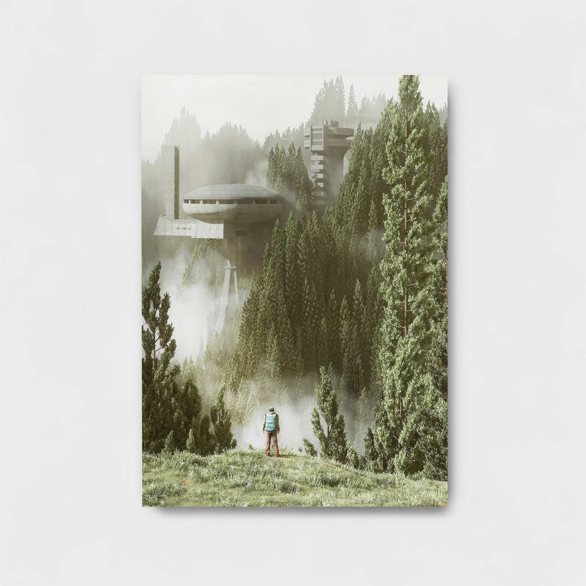 Futuristic Serenity Safe Wall Magnetic / M