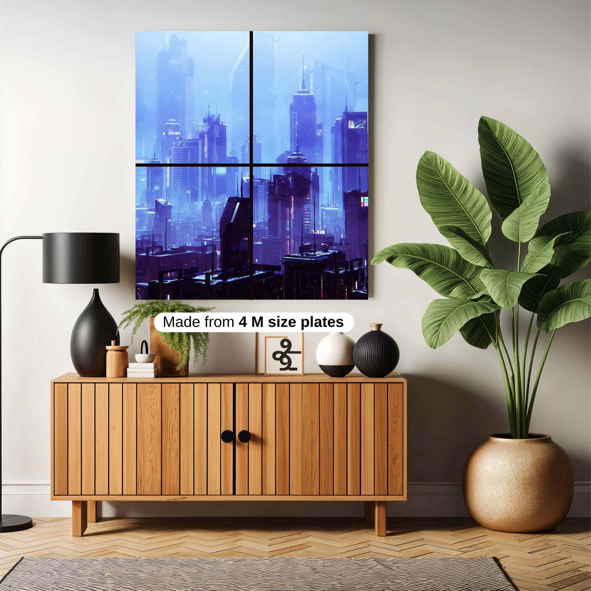 Futuristic Dreamscape Safe Wall Magnetic / M