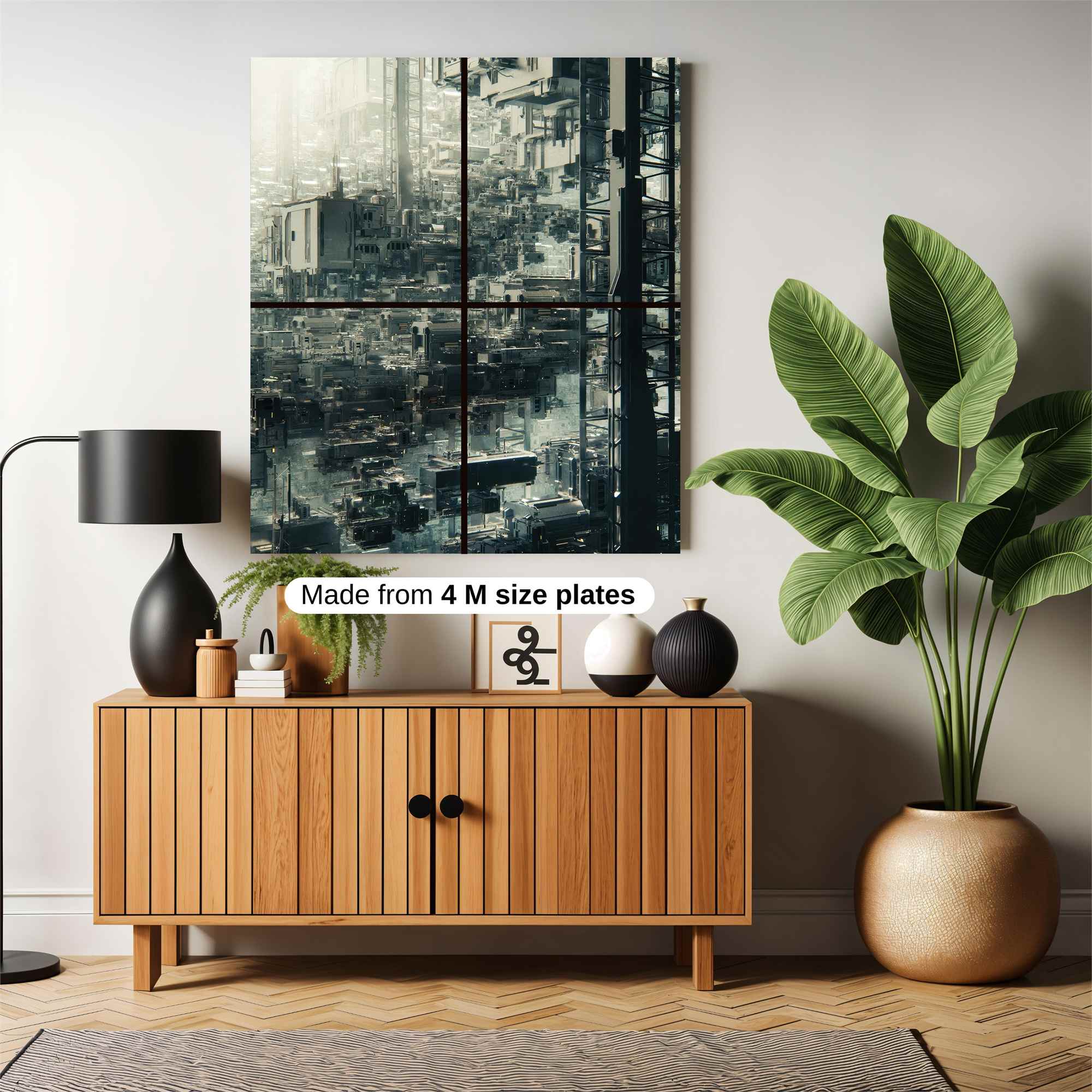 Futuristic Maze Safe Wall Magnetic / M