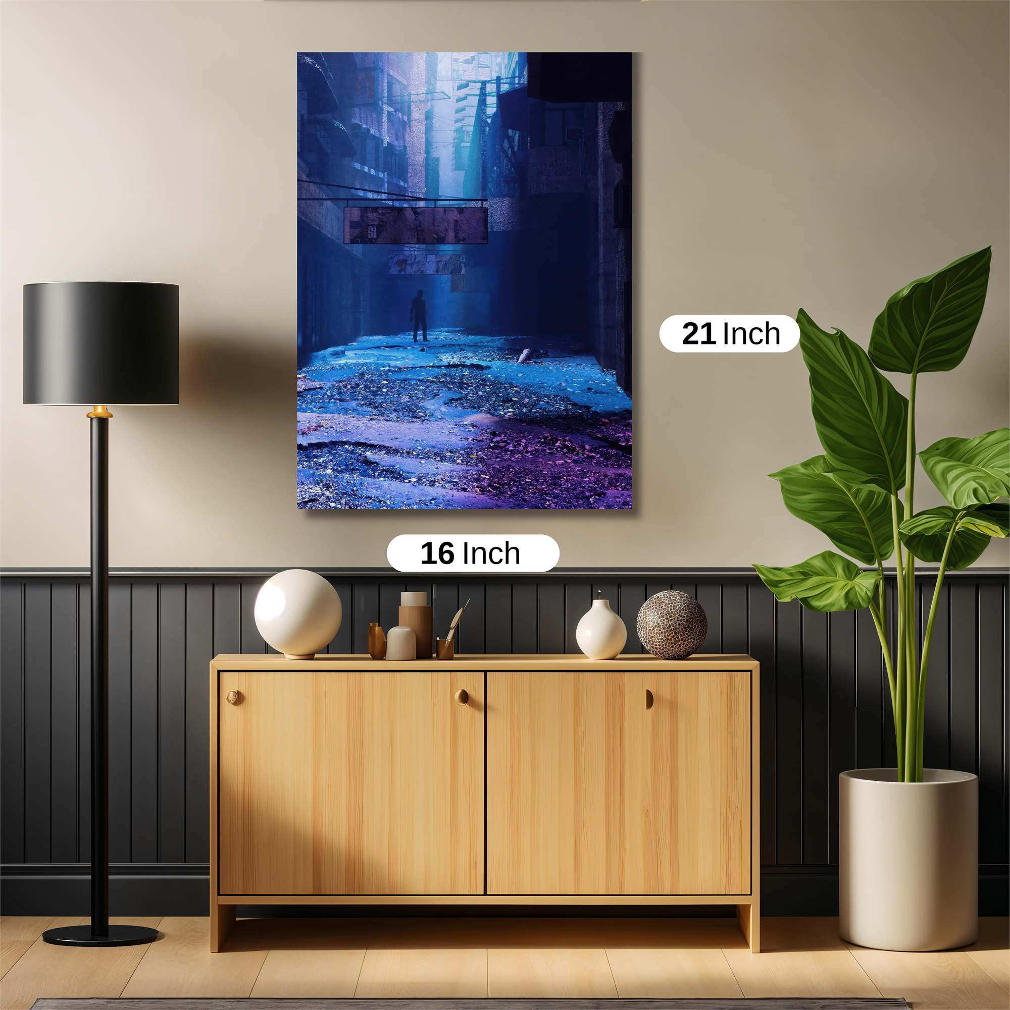 Mystical Alleyway Safe Wall Magnetic / M