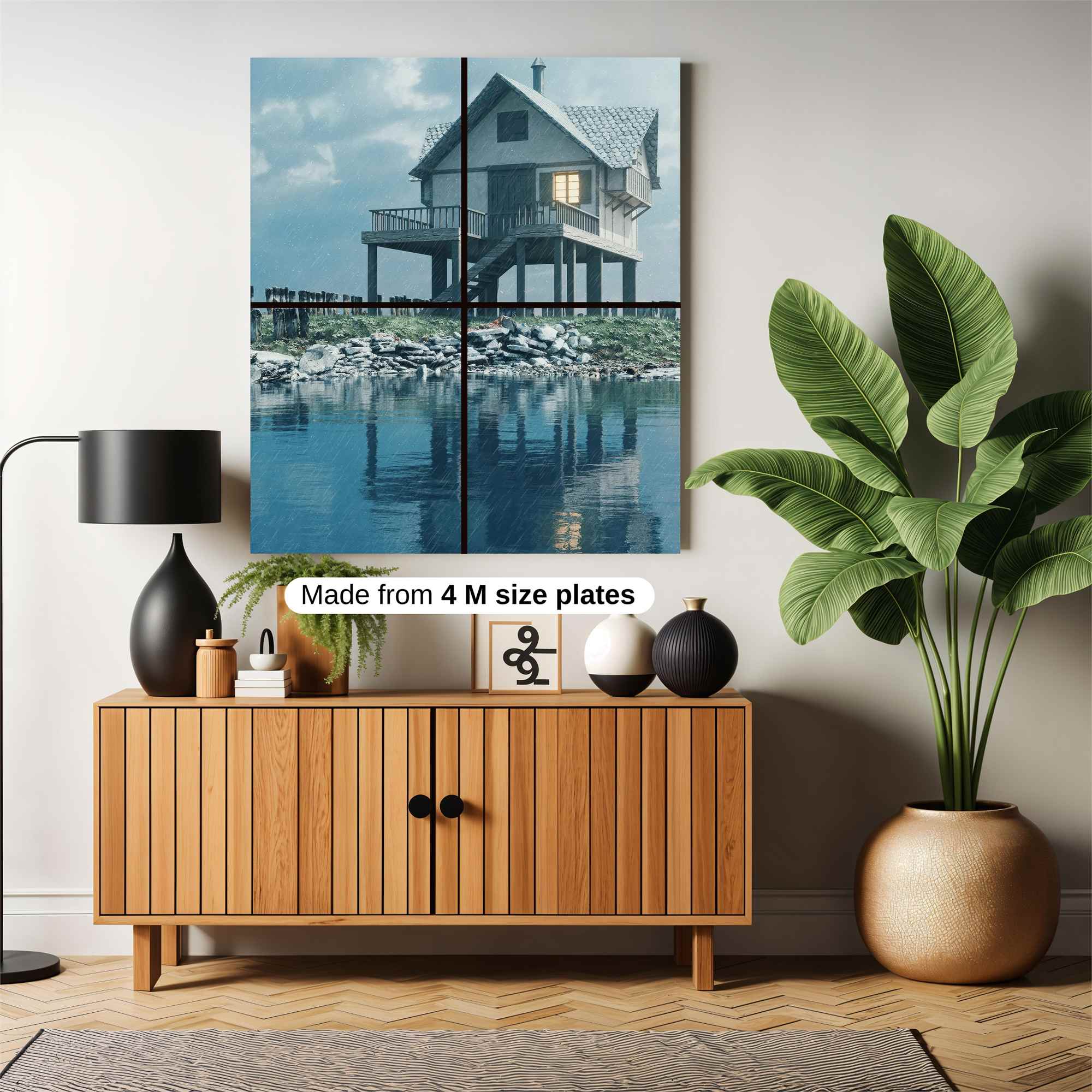 Seaside Serenity Safe Wall Magnetic / M