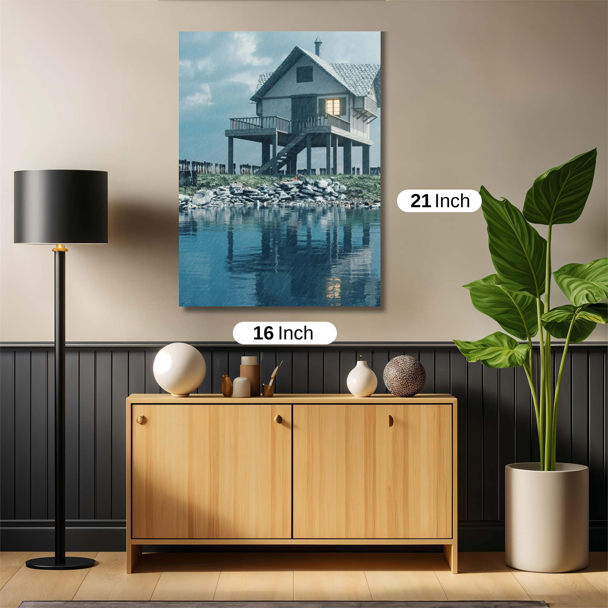 Seaside Serenity Safe Wall Magnetic / M