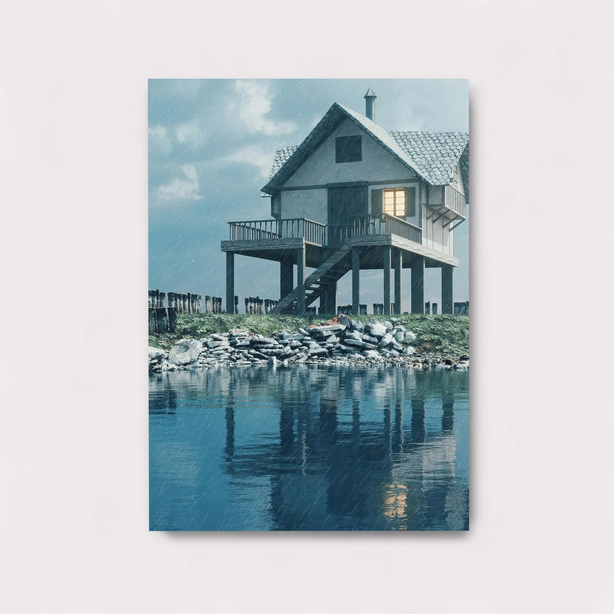 Seaside Serenity Safe Wall Magnetic / M