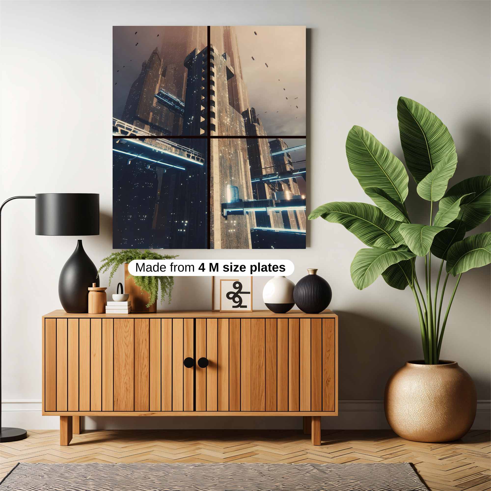 Futuristic Majesty Safe Wall Magnetic / M