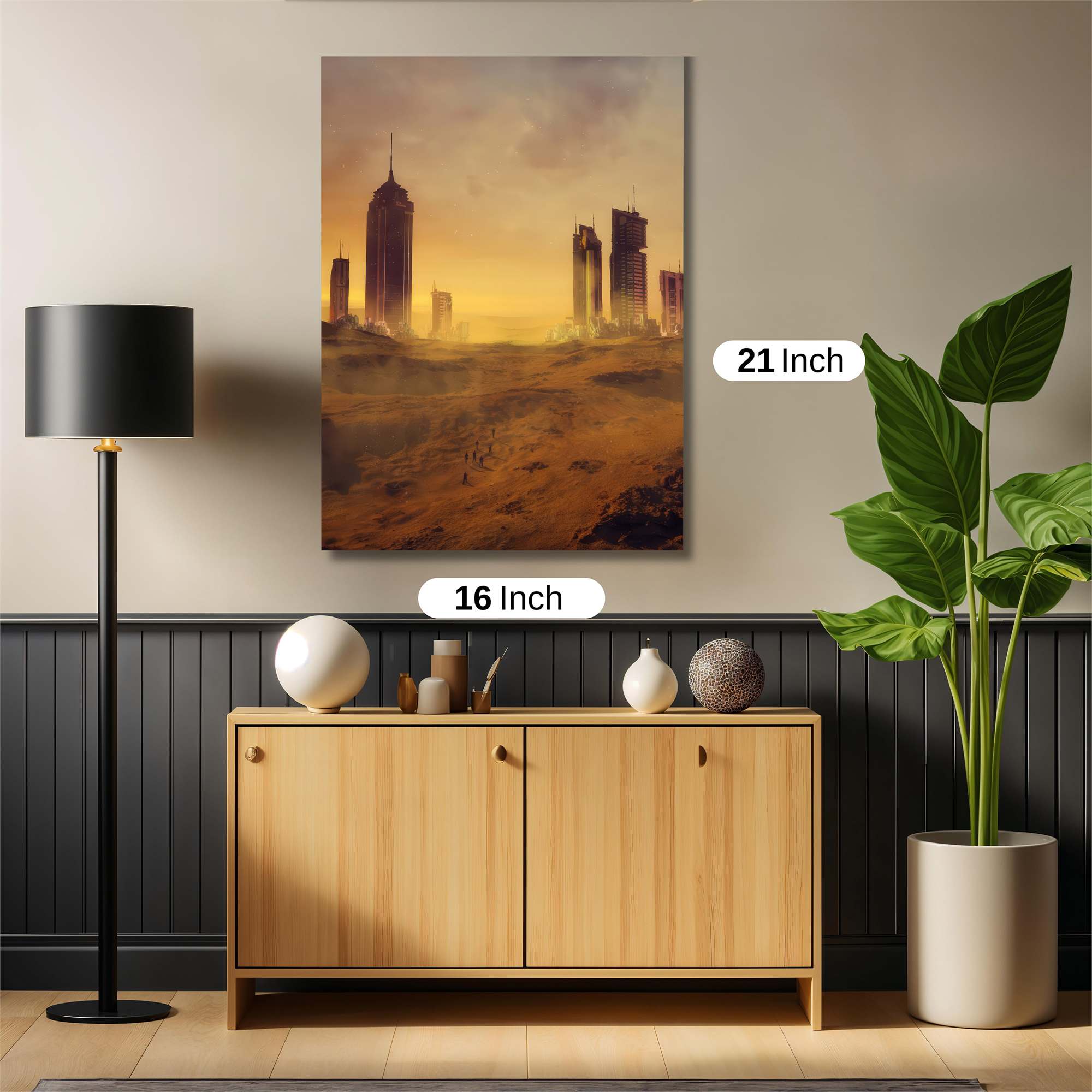 Dystopian Horizon Safe Wall Magnetic / M