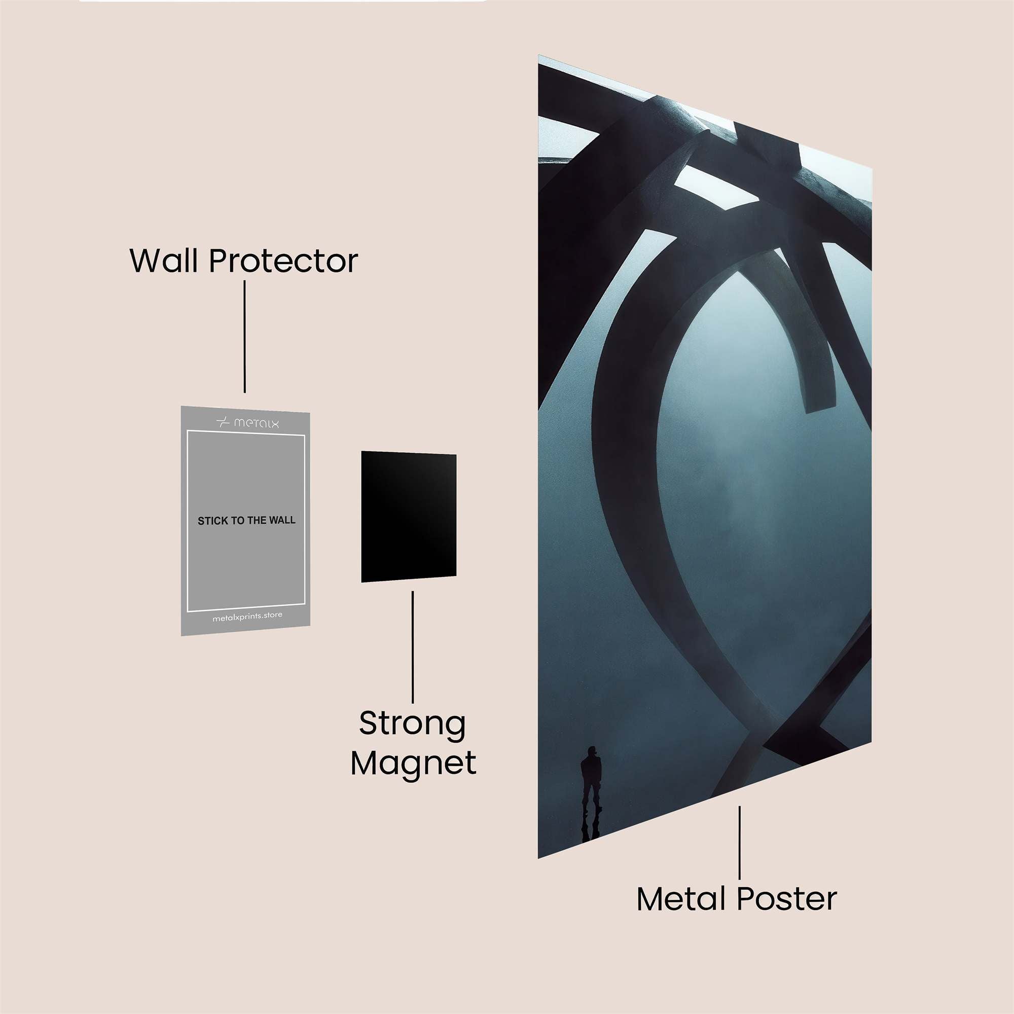 Enigma Monument Safe Wall Magnetic / M